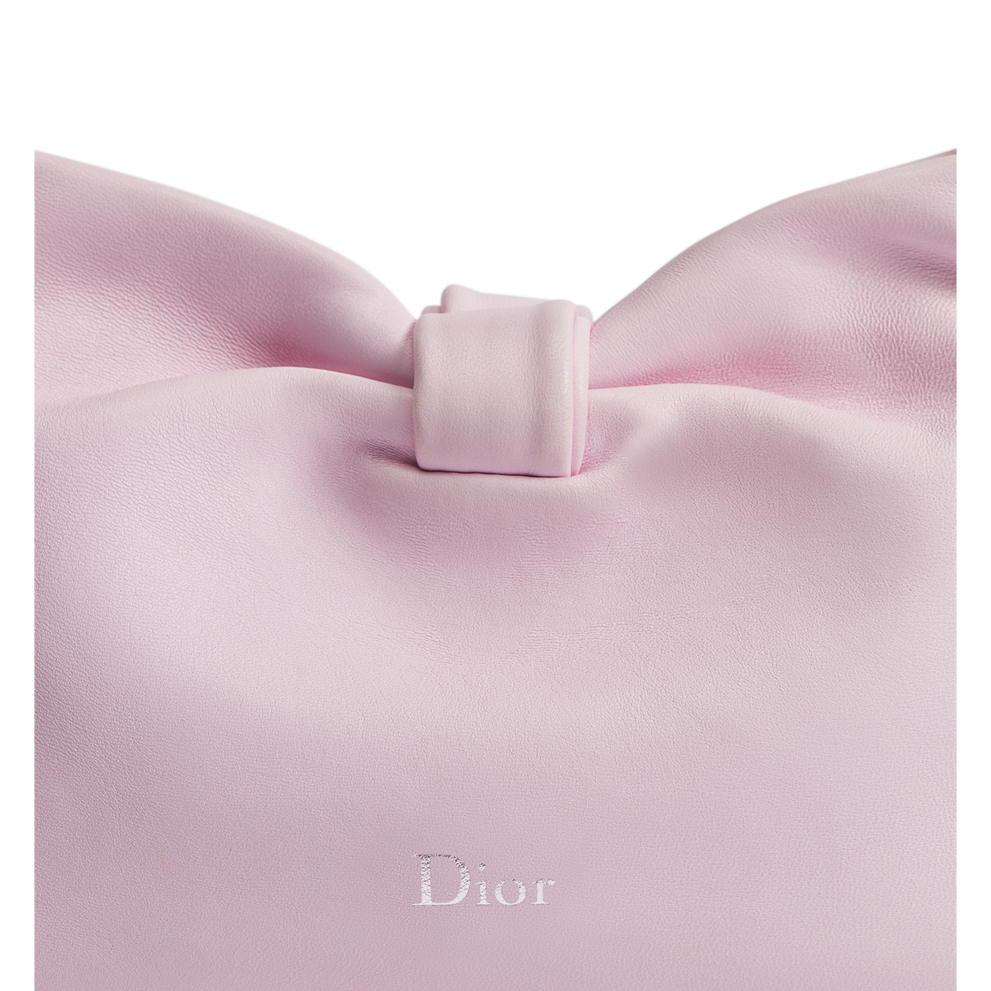Small Dior Bow Bag Rose Songe lambskin E11