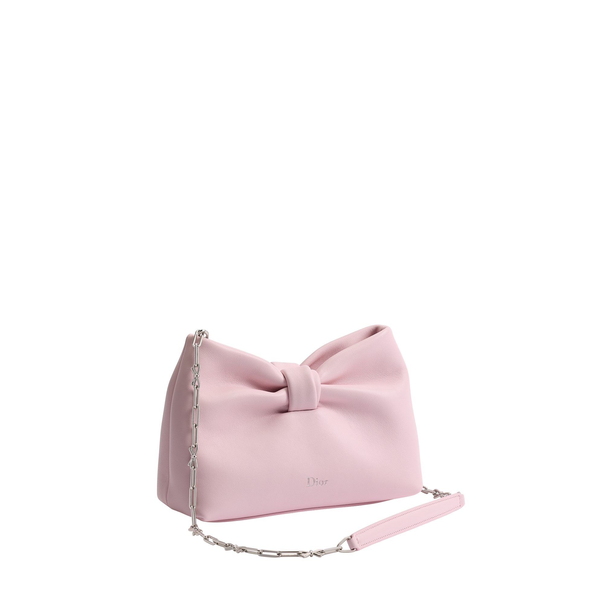 Mini Dior Bow Bag Songe Pink Lambskin E03