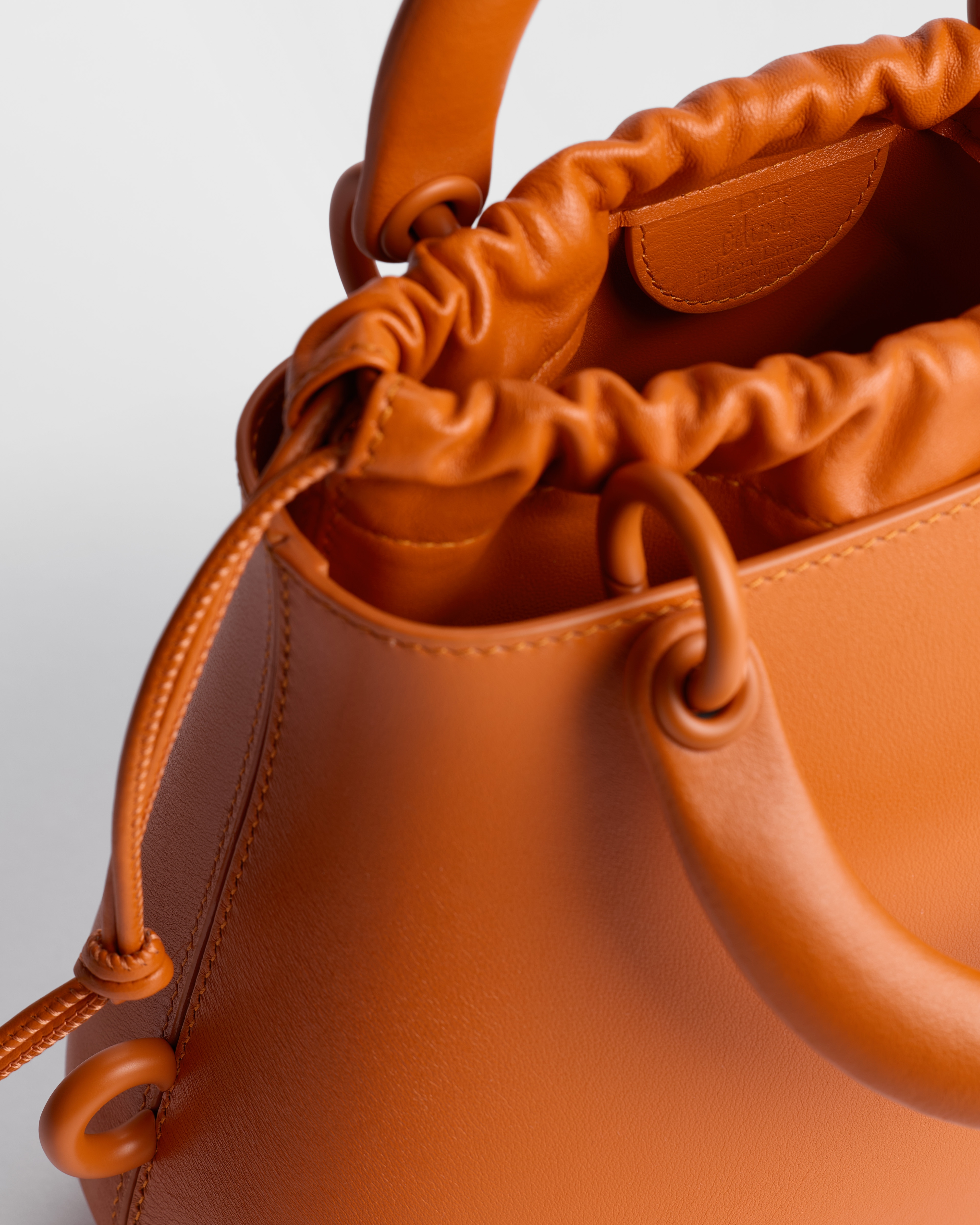 DIOR AND MAGDALENE ODUNDO Small Lady Dior Bag Terracotta Smooth