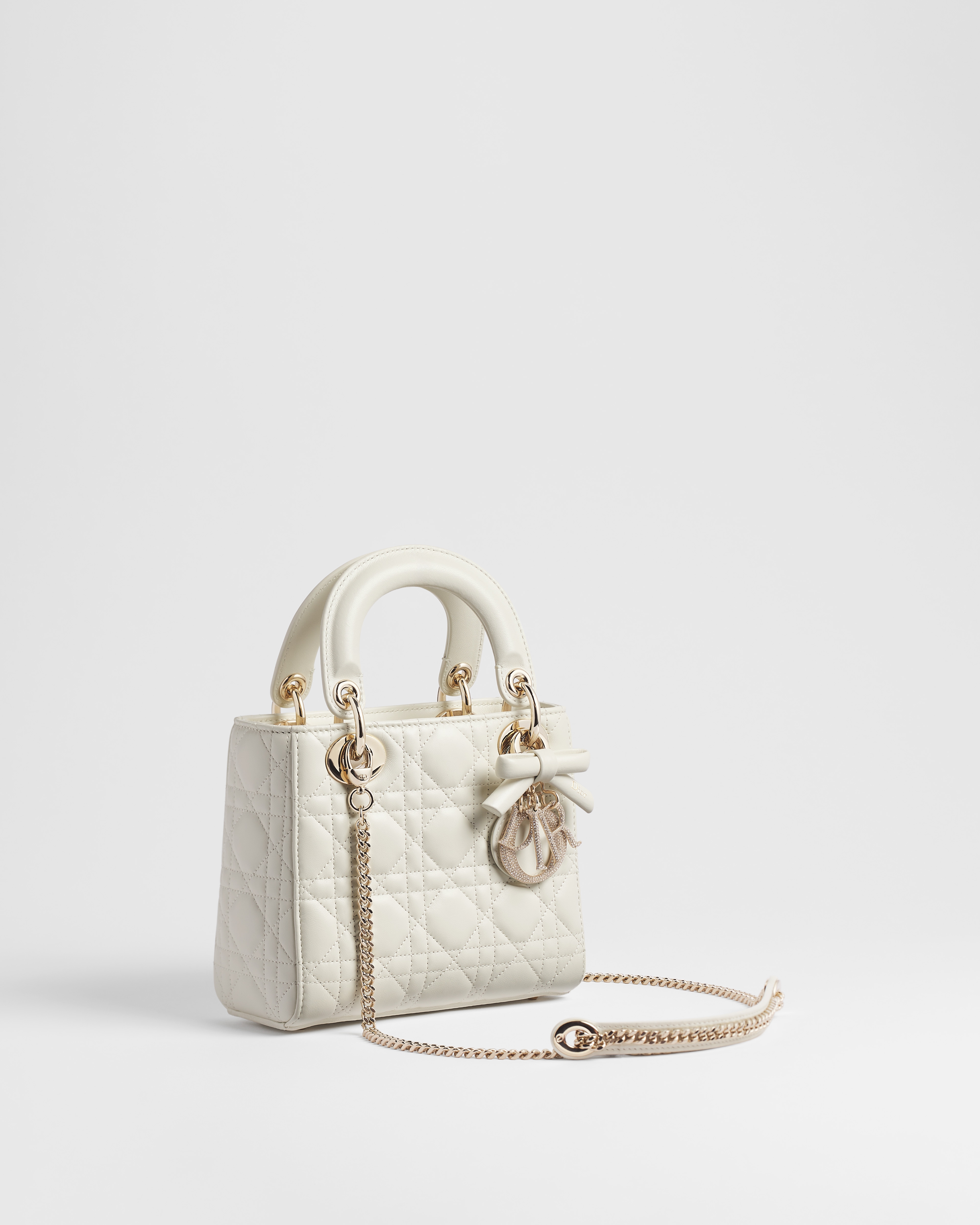Mini Lady Dior Tasche mit Kette