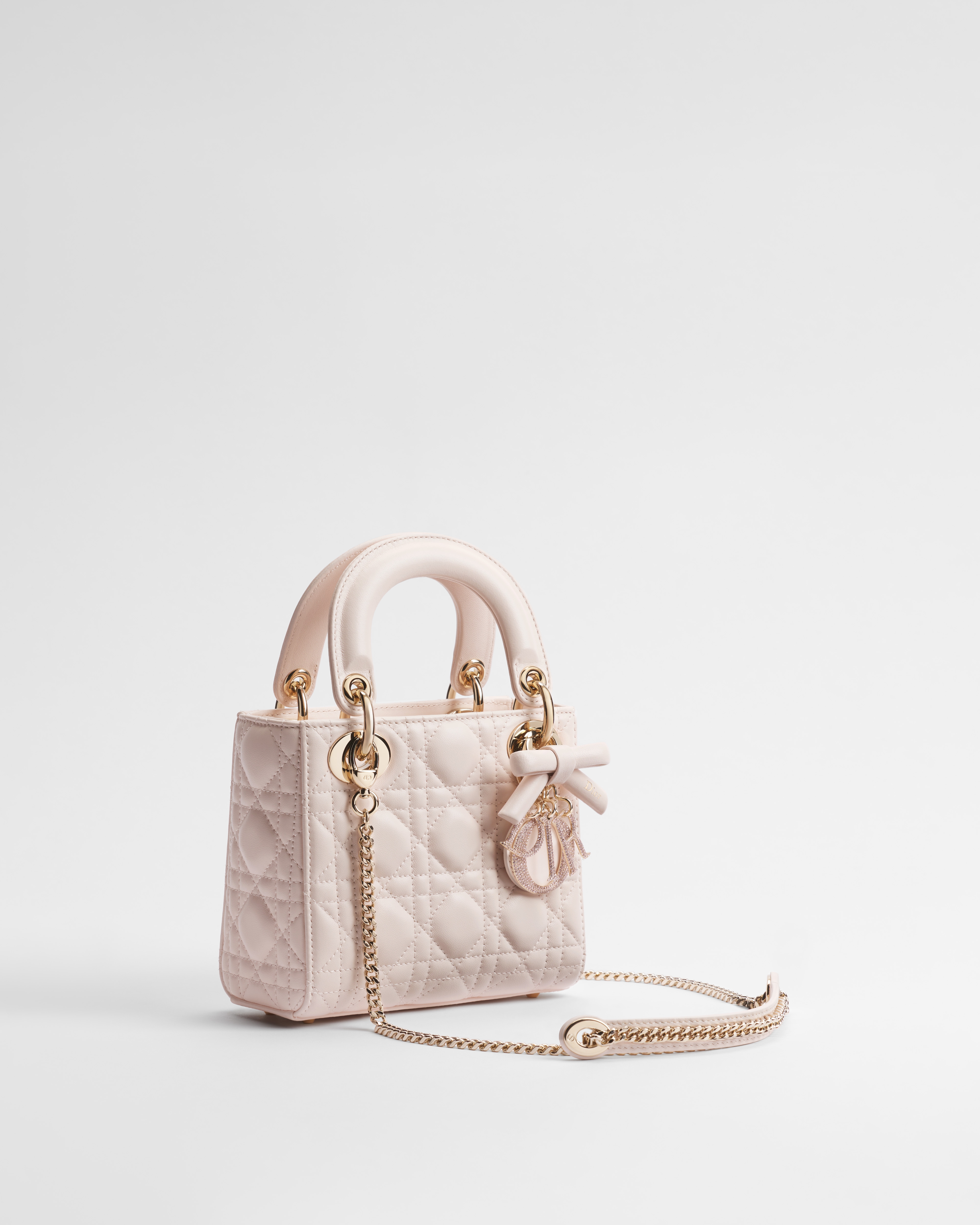 Mini Lady Dior Tasche mit Kette