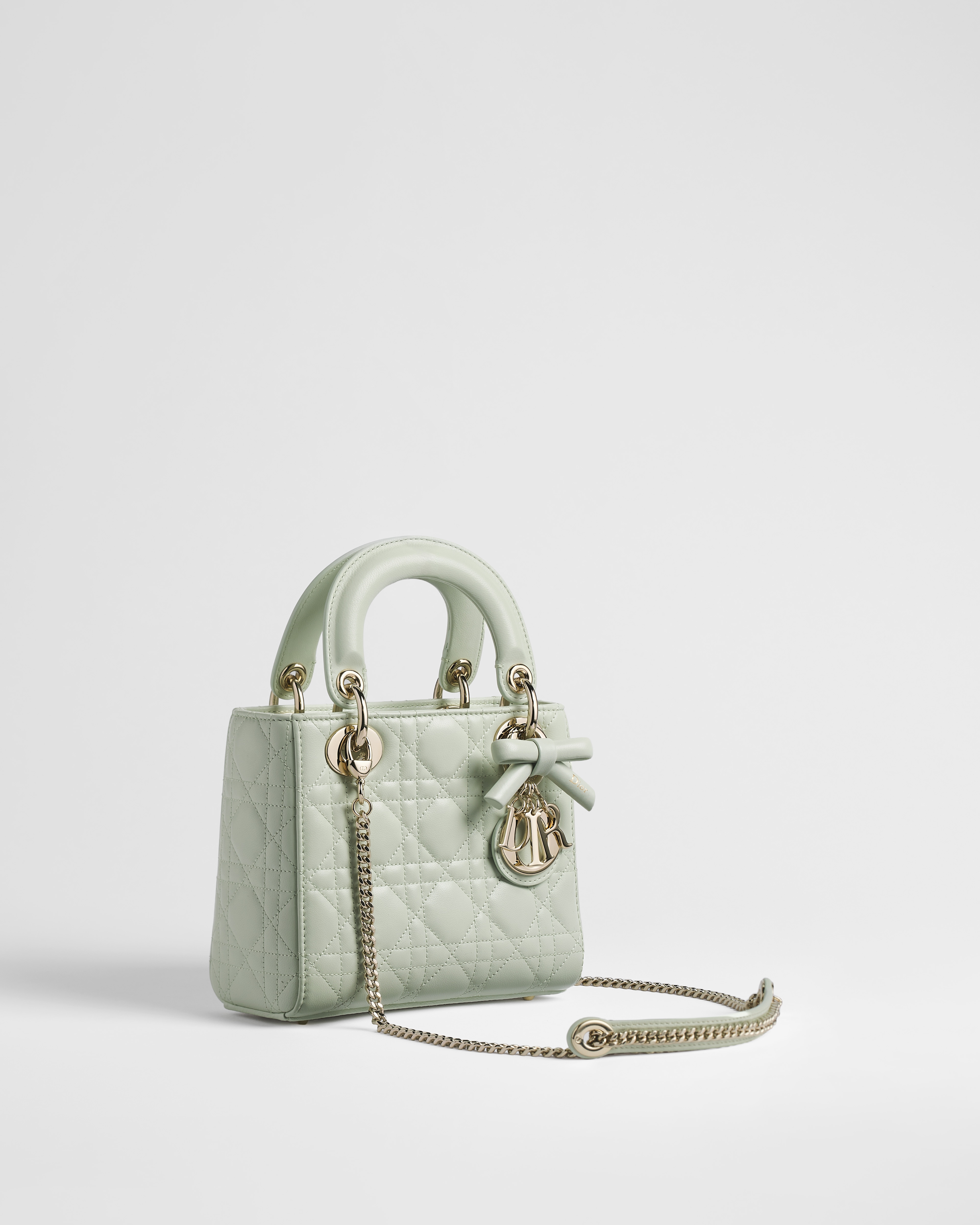 Mini Lady Dior Tasche mit Kette