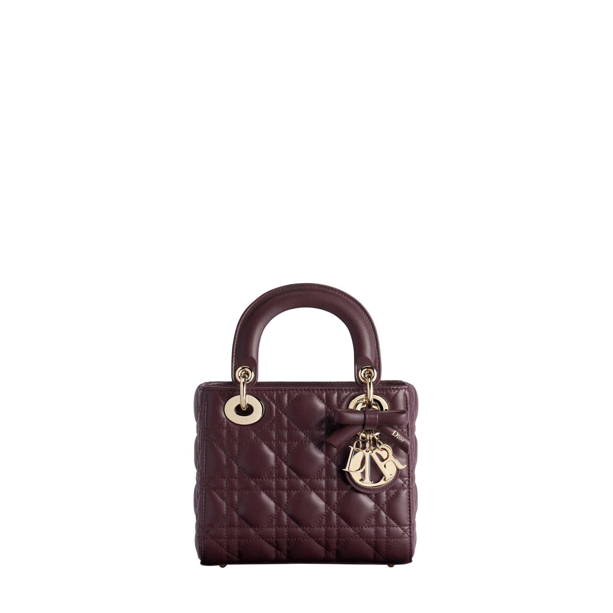  Pelle di agnello Cannage Deep Amaranth