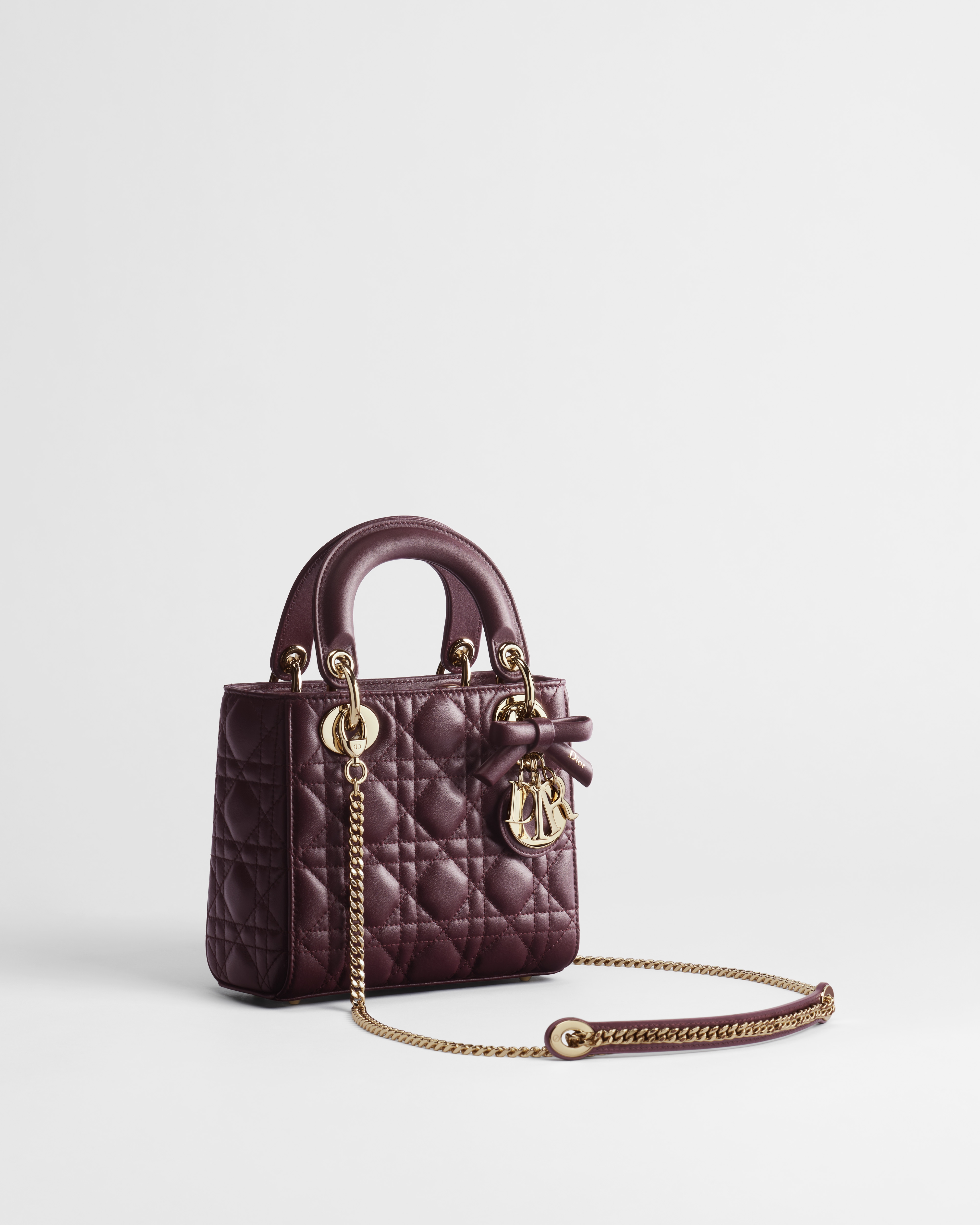 Mini Lady Dior Tasche mit Kette