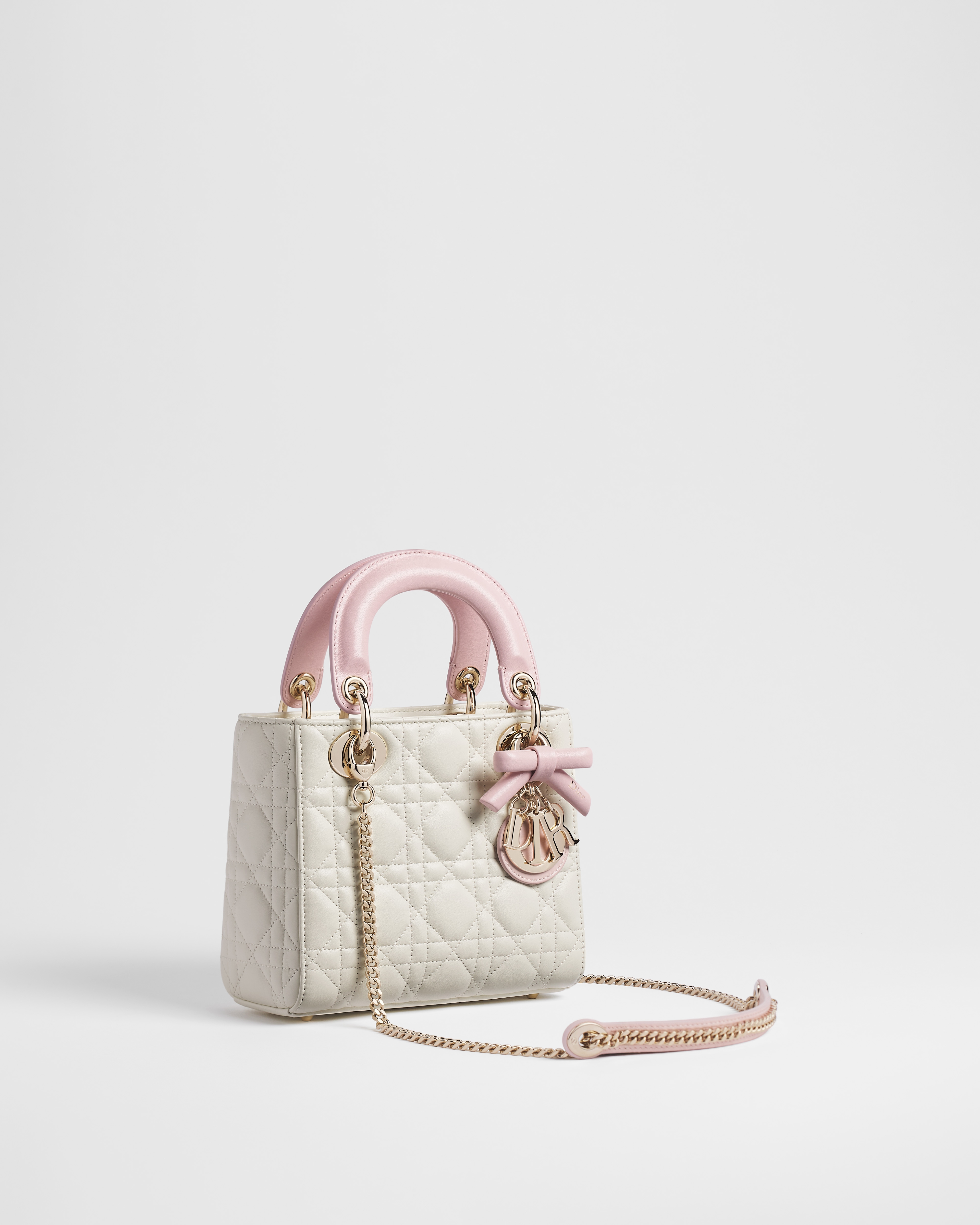 Dioramour Mini Lady Dior Tasche mit Kette