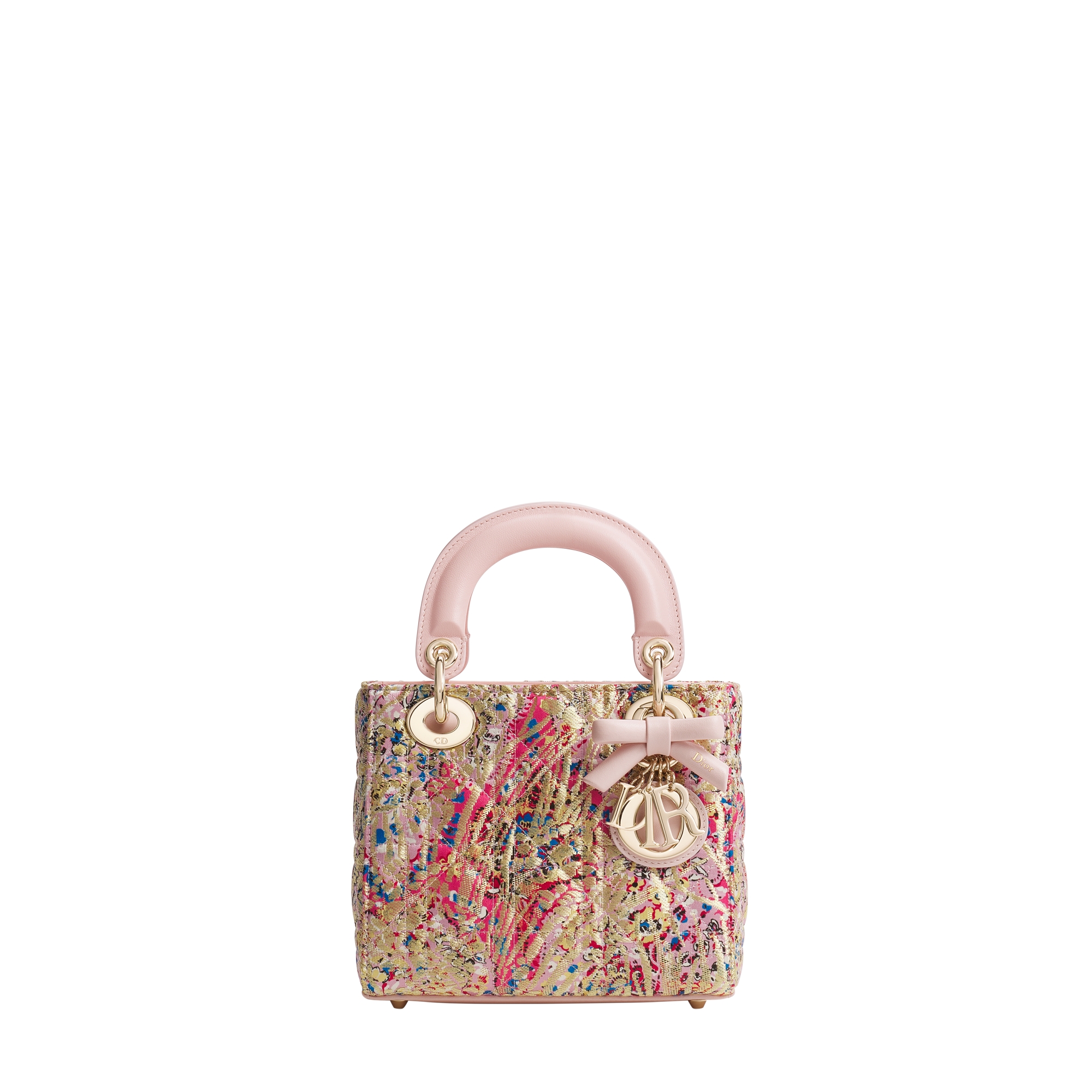 Mini Lady Dior Bag with Chain Multicolor Dior Byzance Ornemental