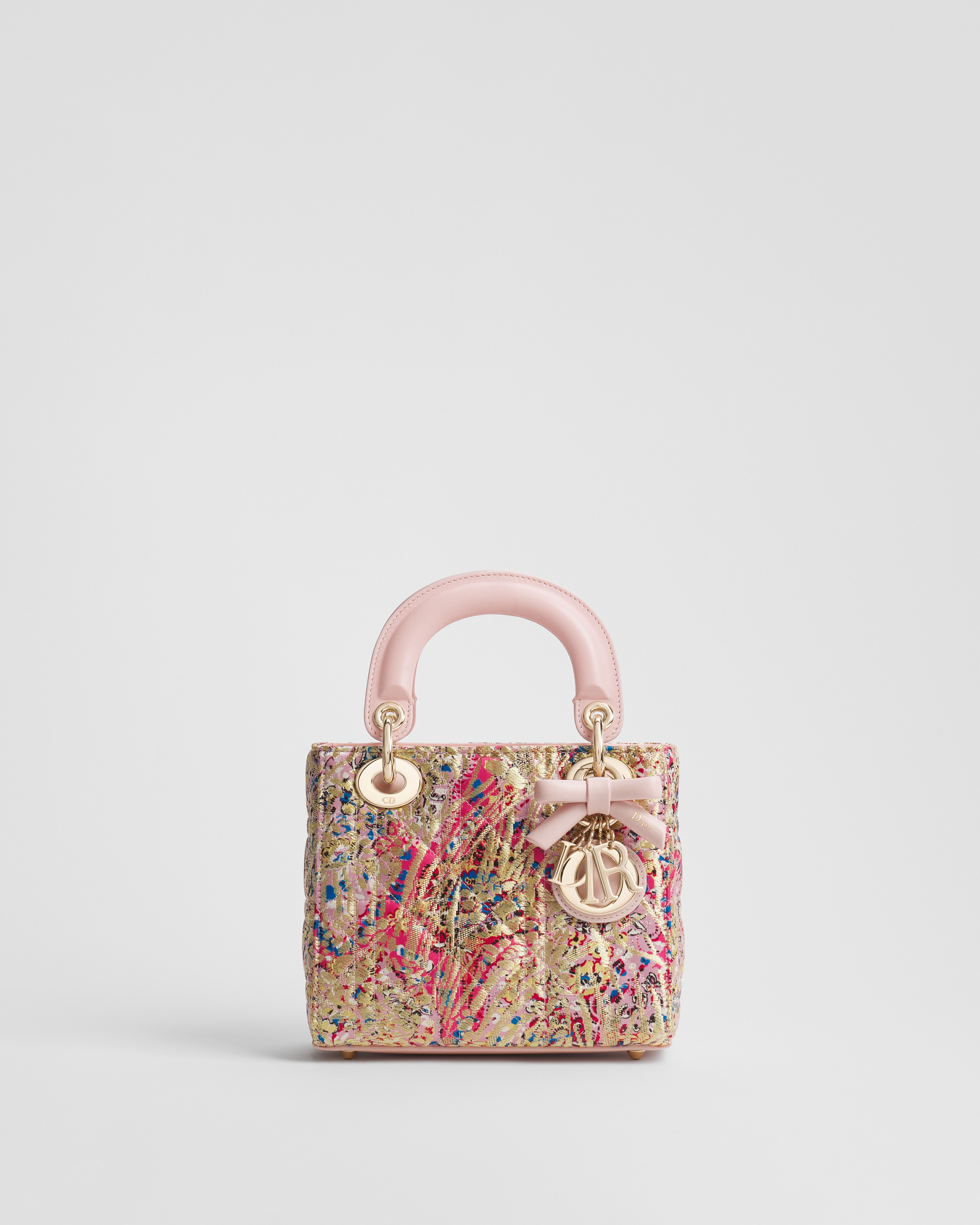 Mini Lady Dior Bag with Chain Multicolor Dior Byzance Ornemental