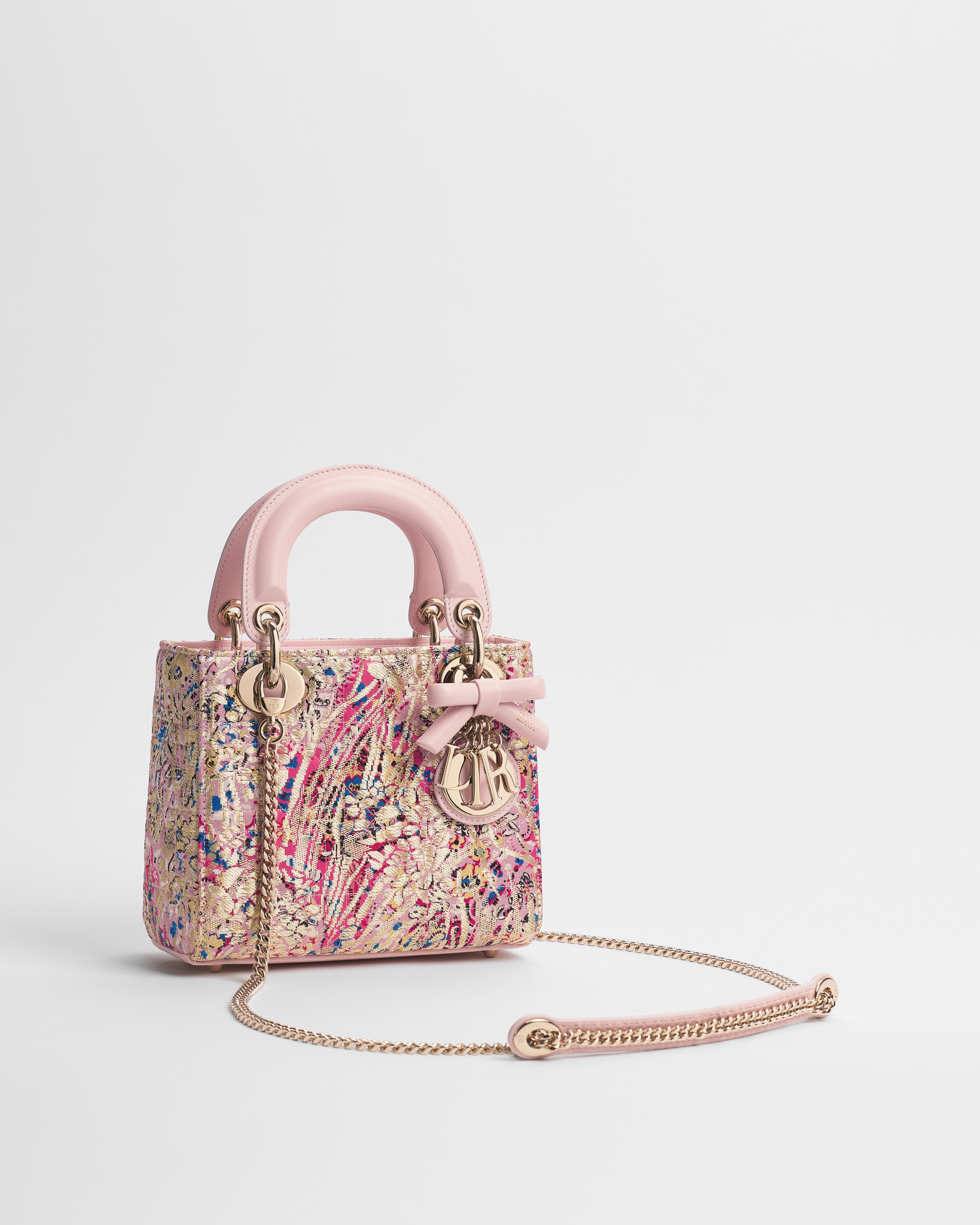 Mini Lady Dior Bag with Chain Multicolor Dior Byzance Ornemental ...