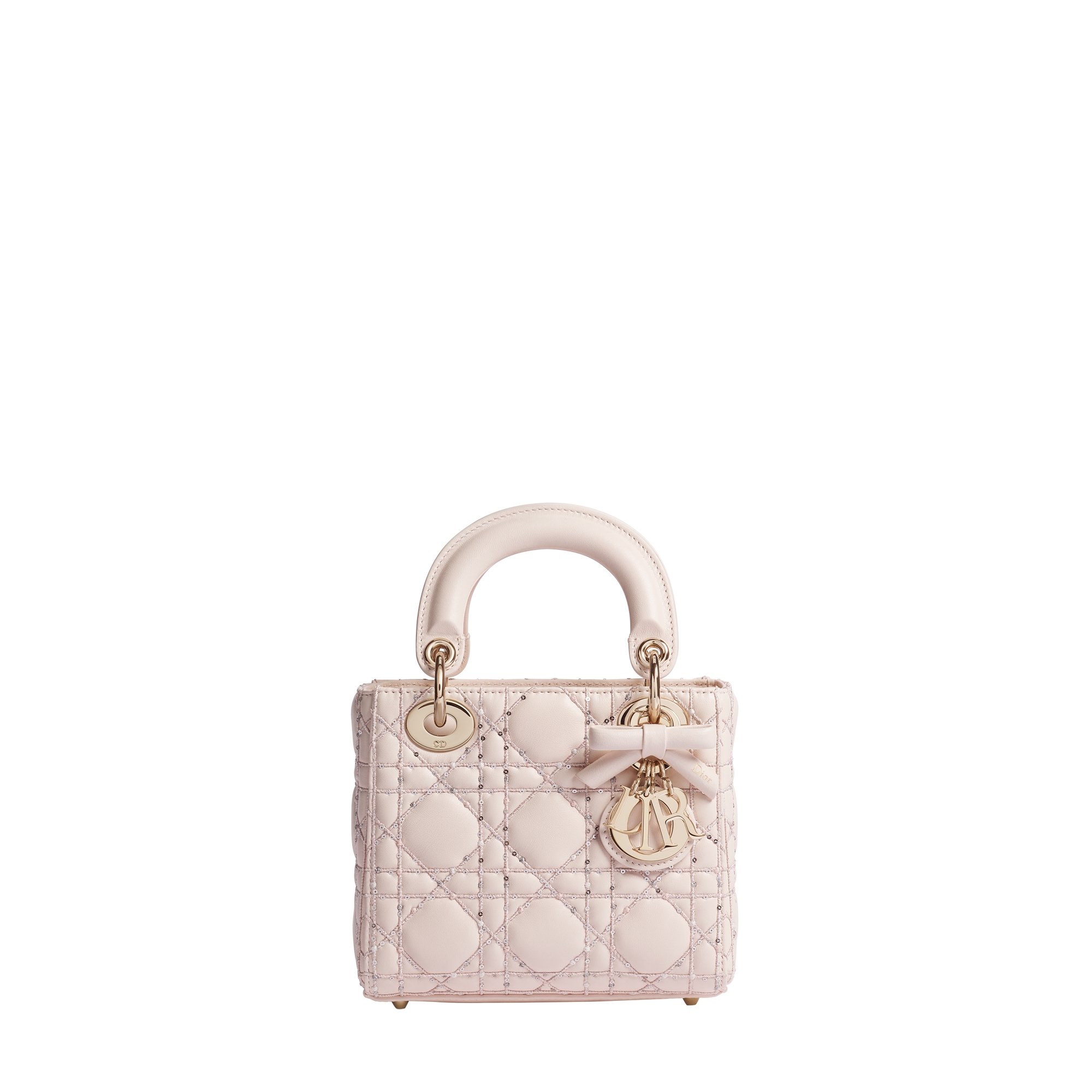 Lady Dior チェーンバッグ ミニ バレエピンク カナージュ ブークレ