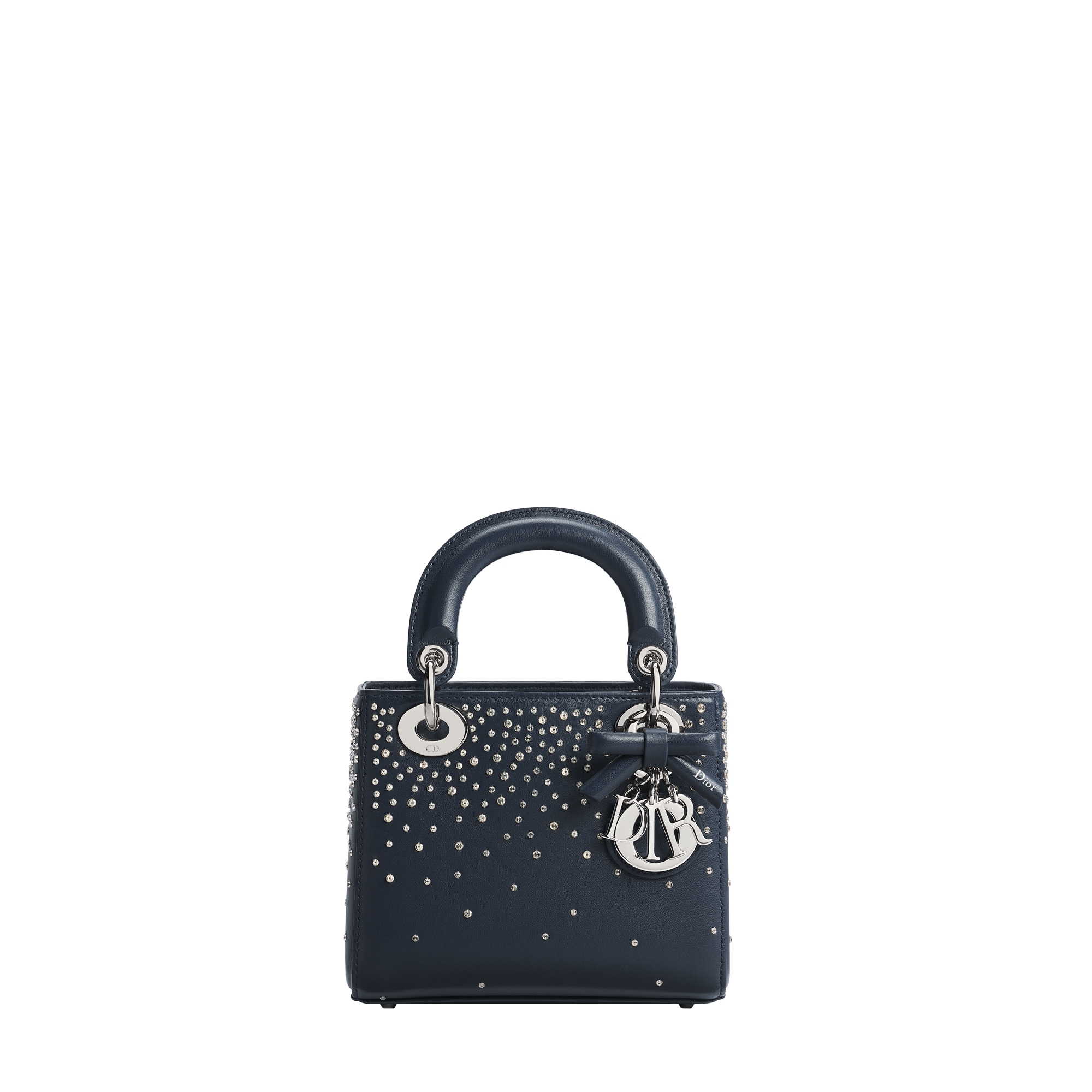 DiorAlps Mini Lady Dior Bag with Chain Deep Blue Dior Galaxy