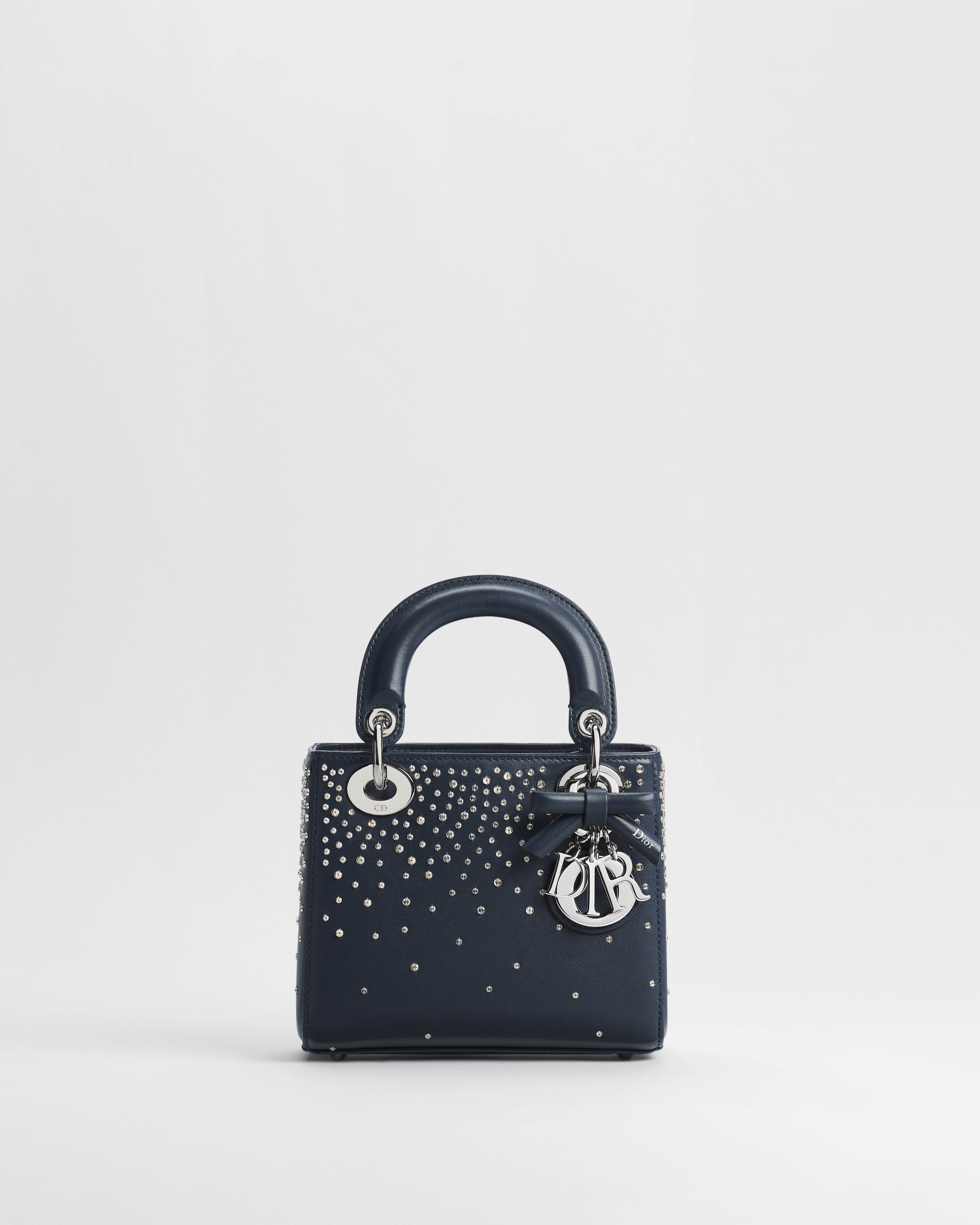 DiorAlps Mini Lady Dior Bag with Chain Deep Blue Dior Galaxy