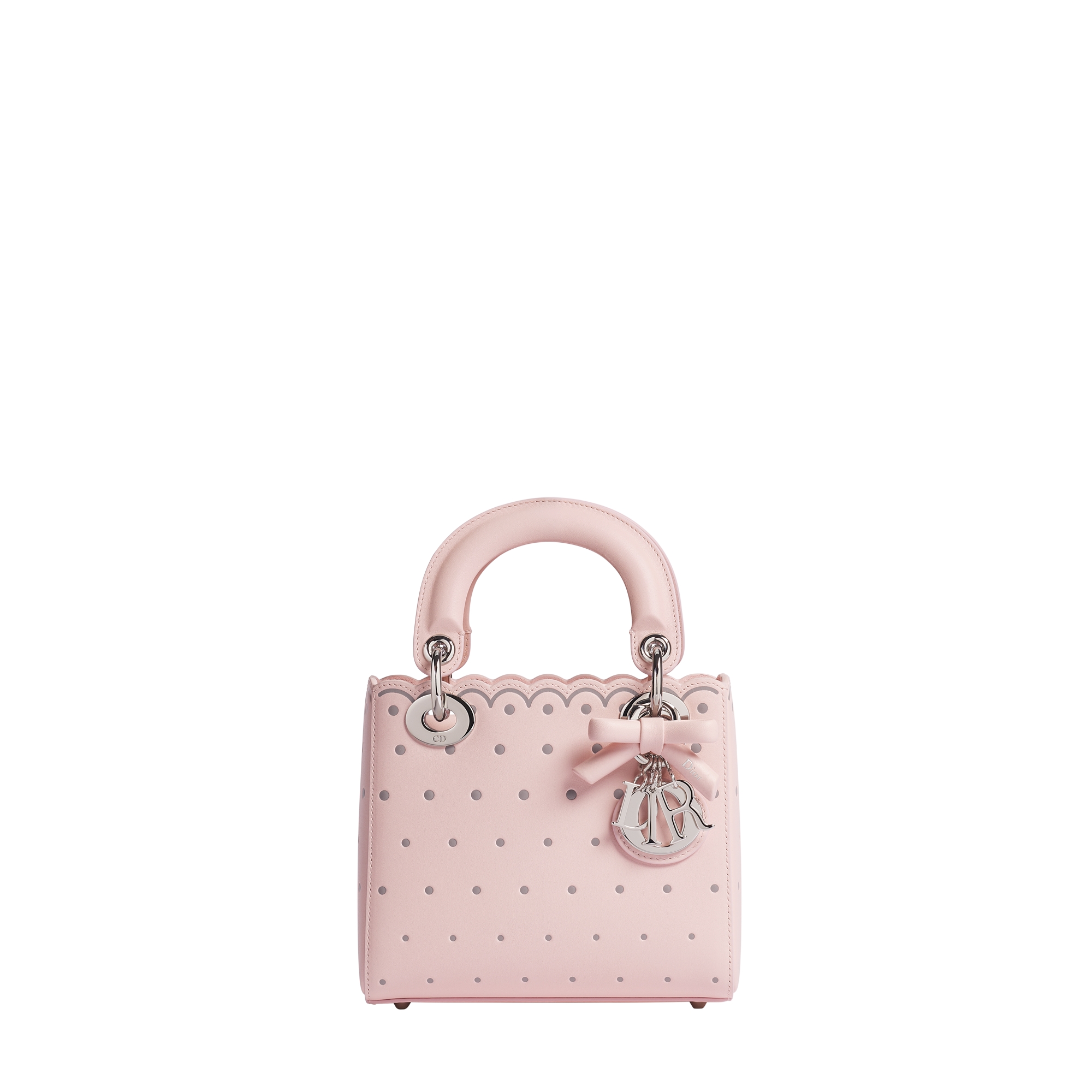 Lady Dior チェーンバッグ ミニ エクスヘイルピンク カーフスキン