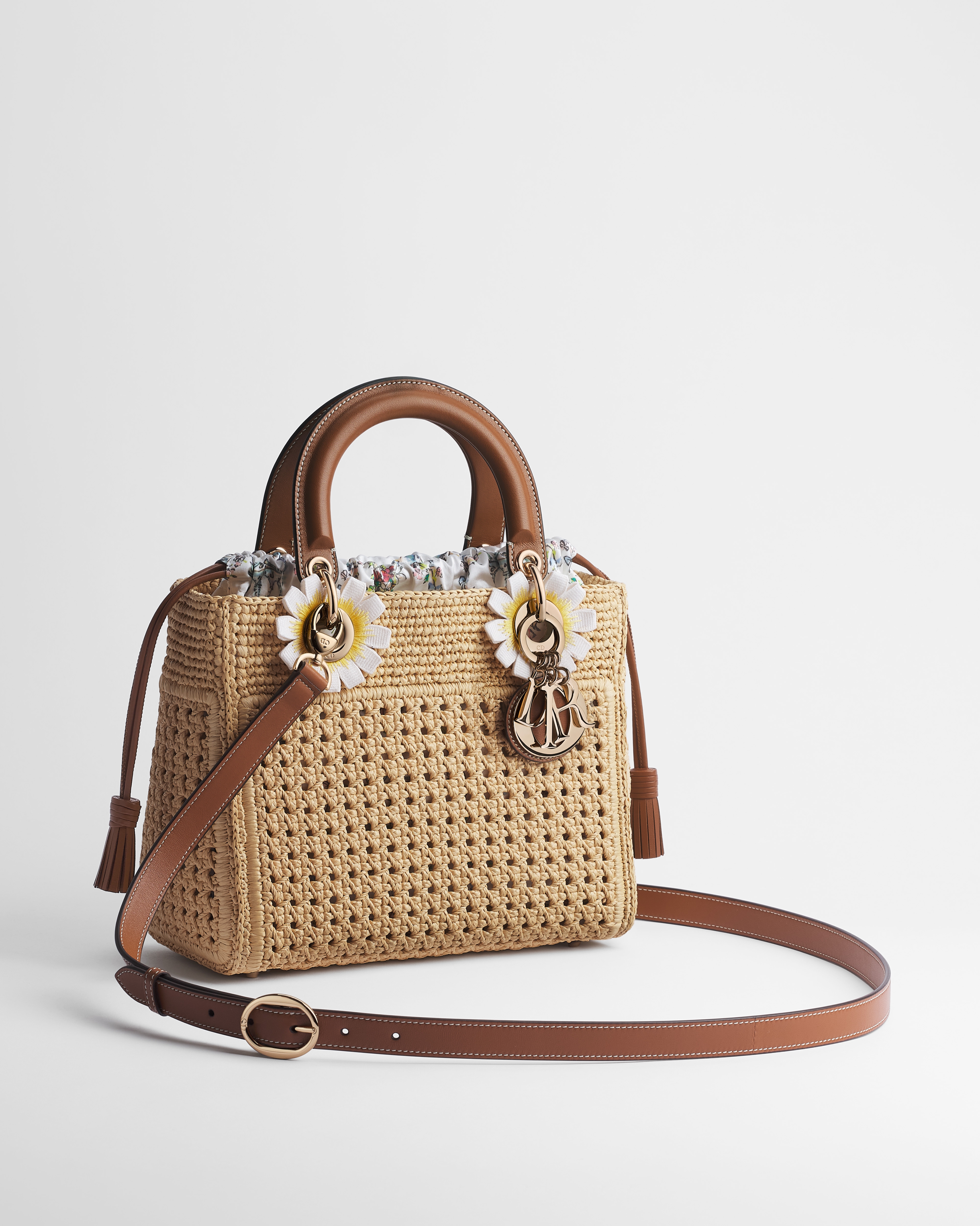 Mittelgroße Dioriviera Lady Dior Tasche