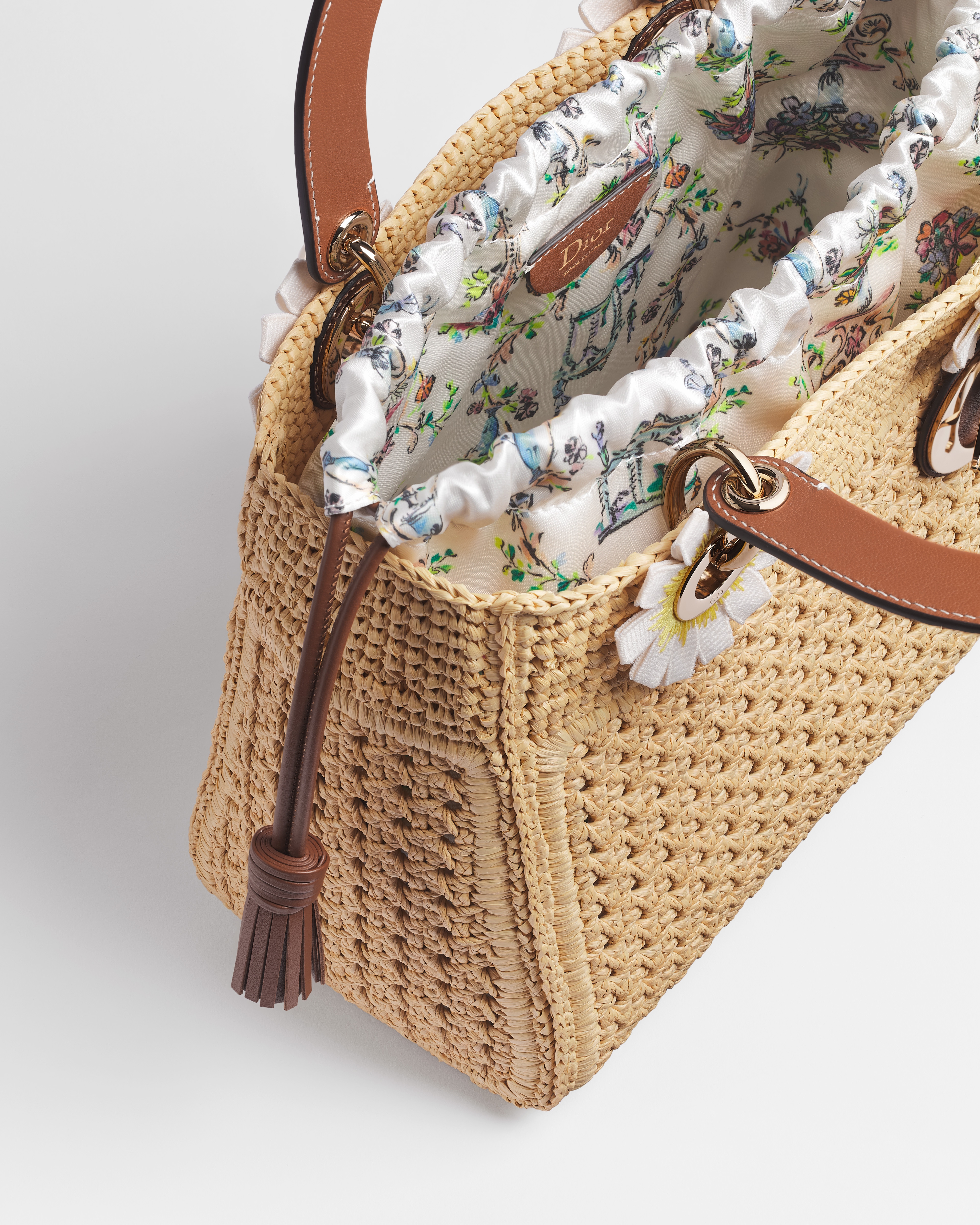 Mittelgroße Dioriviera Lady Dior Tasche