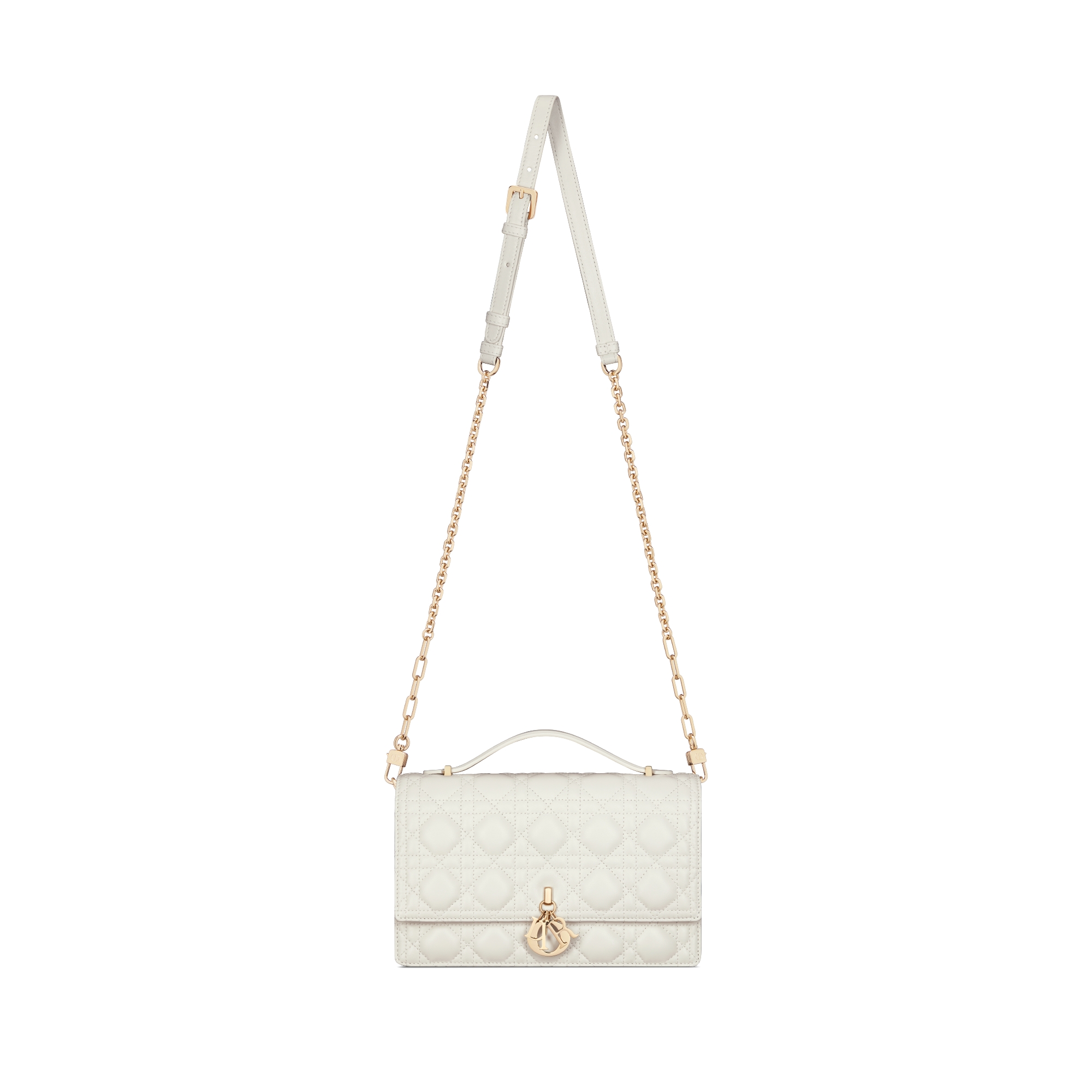 My Dior 탑 핸들백 라떼 까나쥬 양가죽 E07