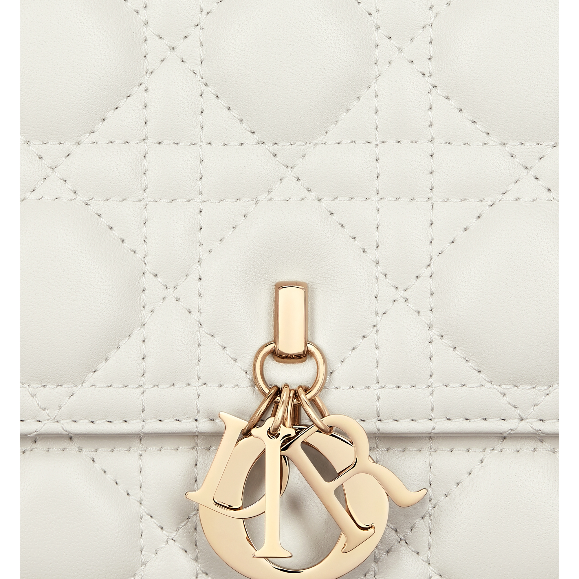 My Dior Top Handle Bag Latte Cannage Lambskin E09