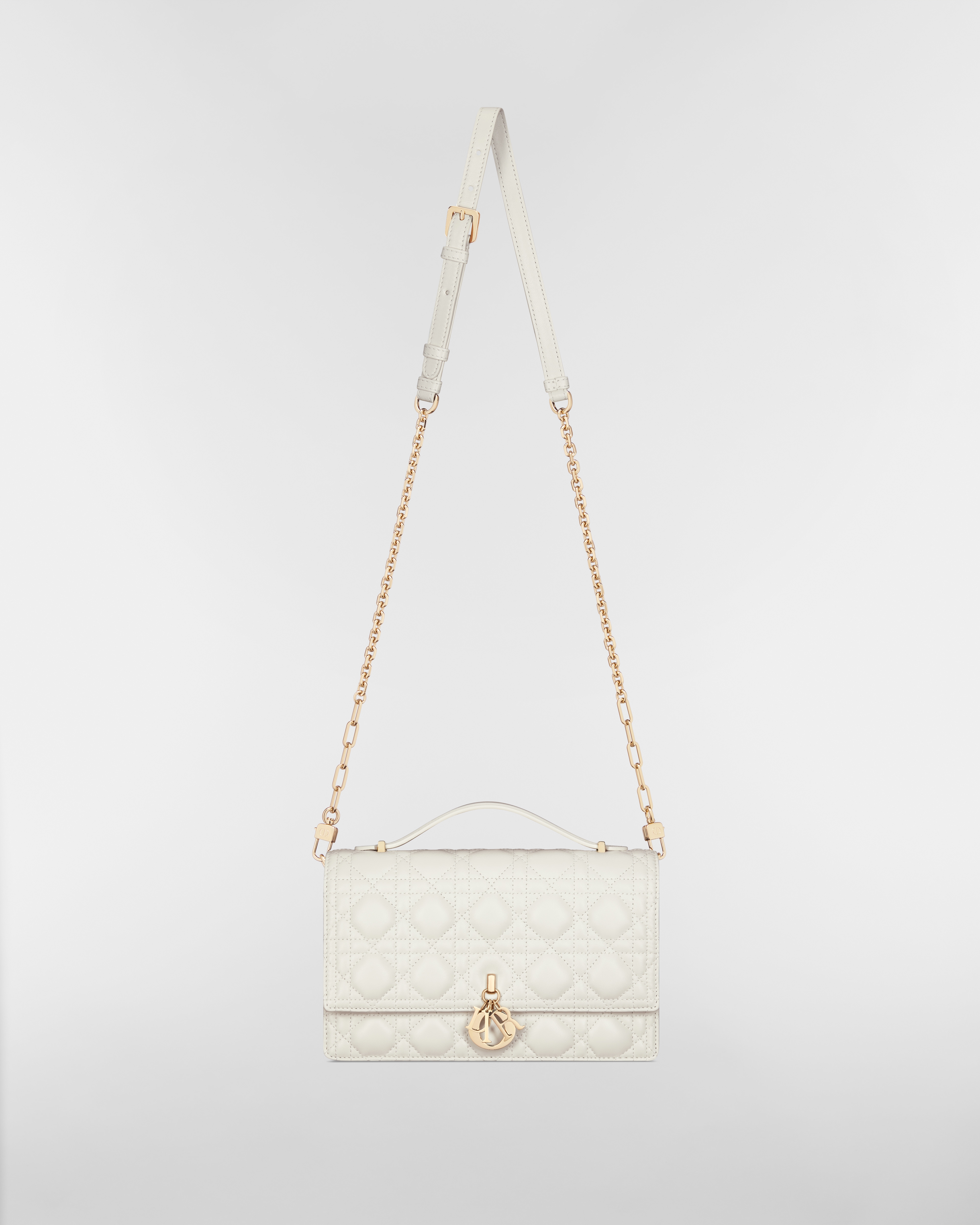 My Dior Top Handle Bag Latte Cannage Lambskin E07