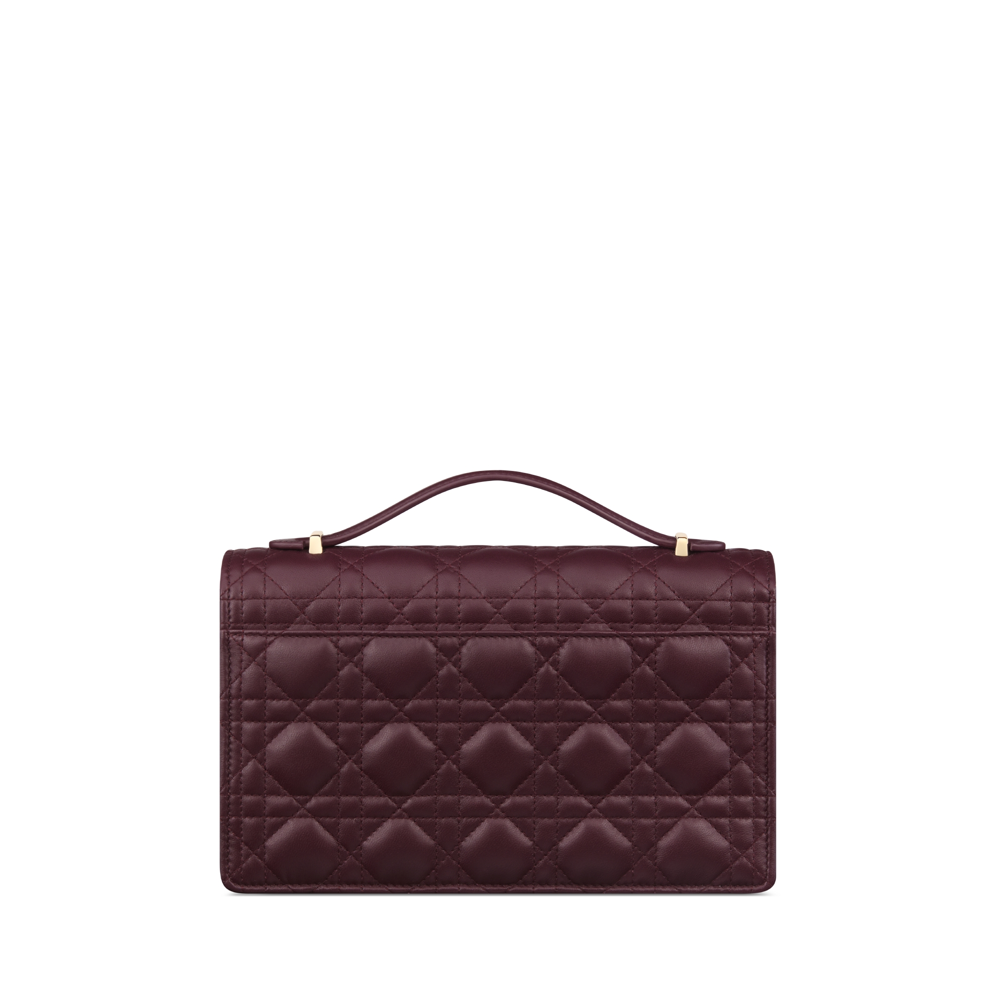 My Dior Top Handle Bag Plum Cannage Lambskin E08