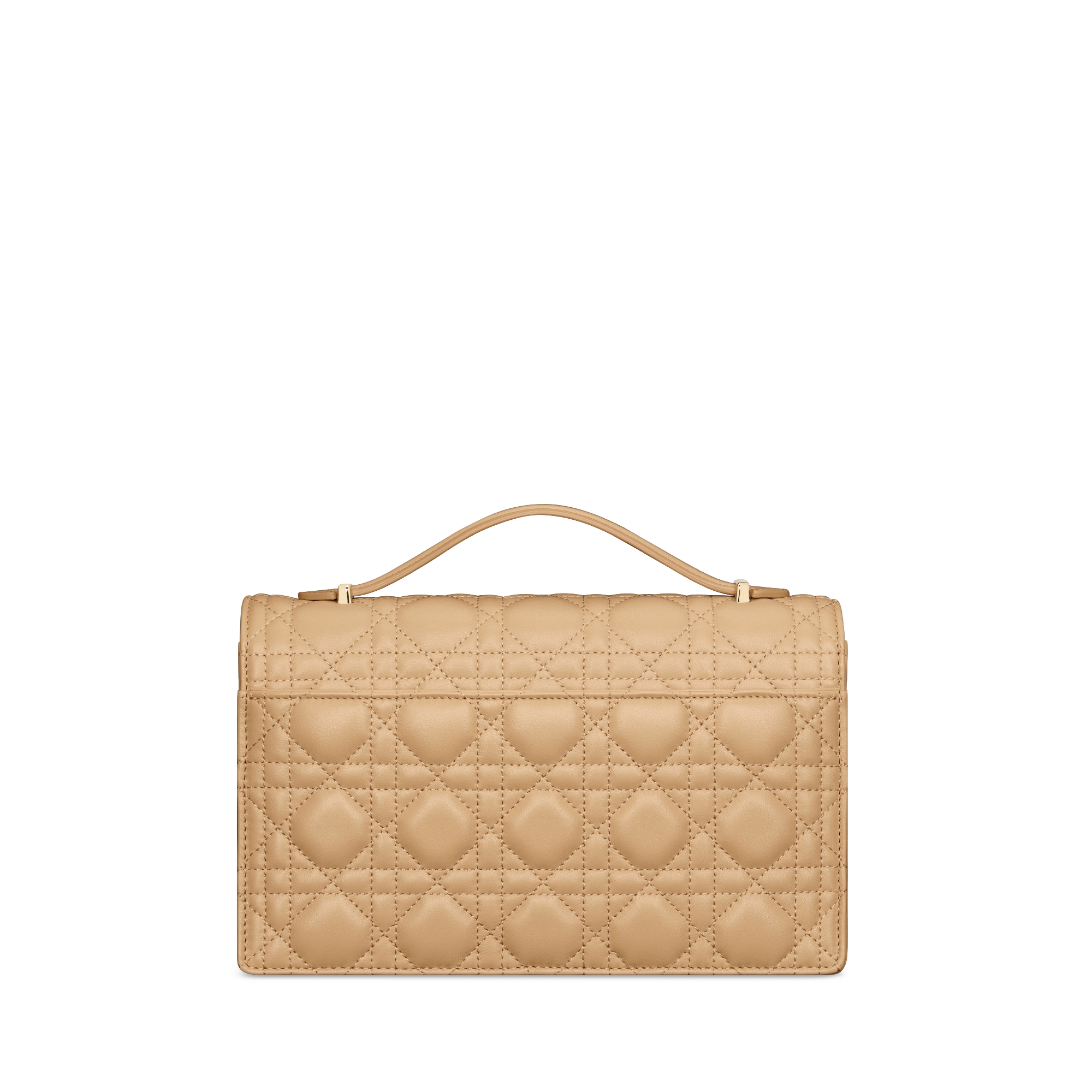 My Dior Top Handle 包 餅乾色 Cannage 籐格紋羊皮 E08