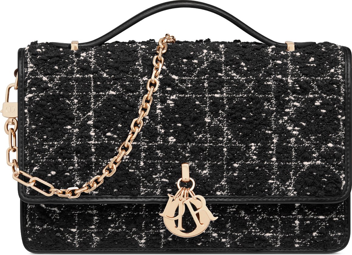 Christian dior tote black top