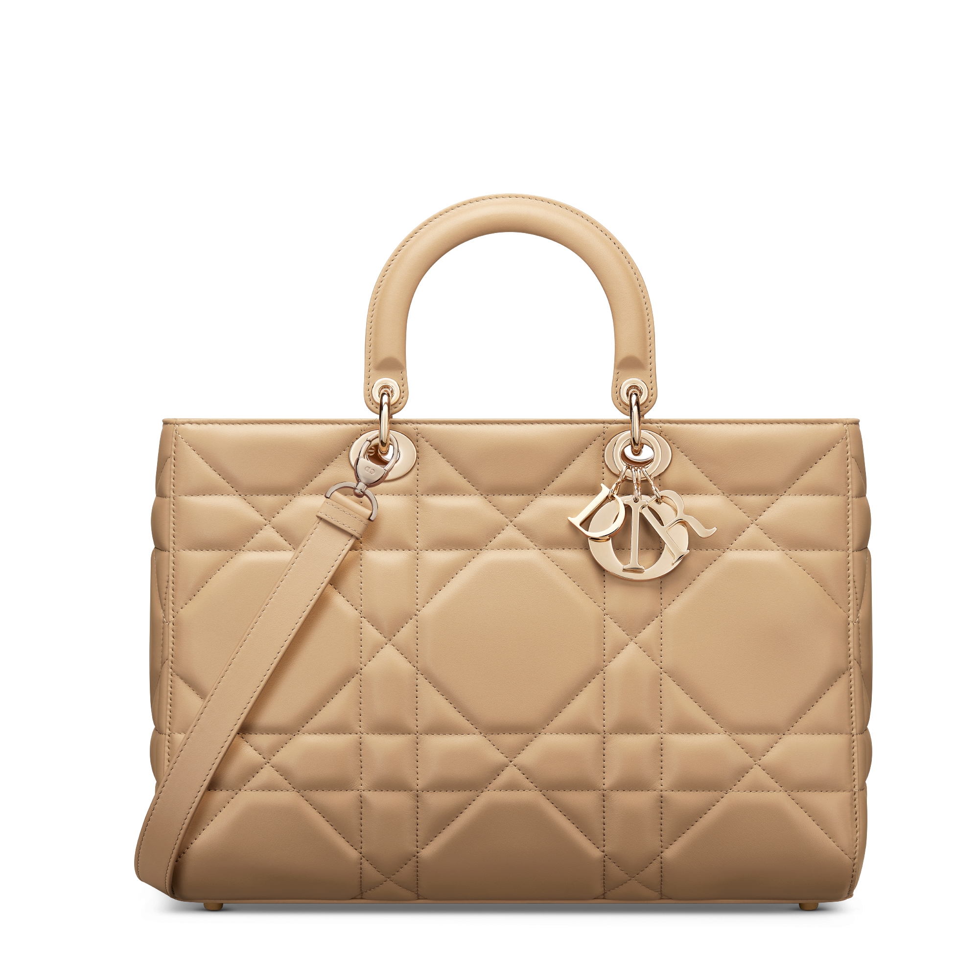 DIOR | Lady D-Sire バッグ ラージ マキシカナージュ カーフスキン
