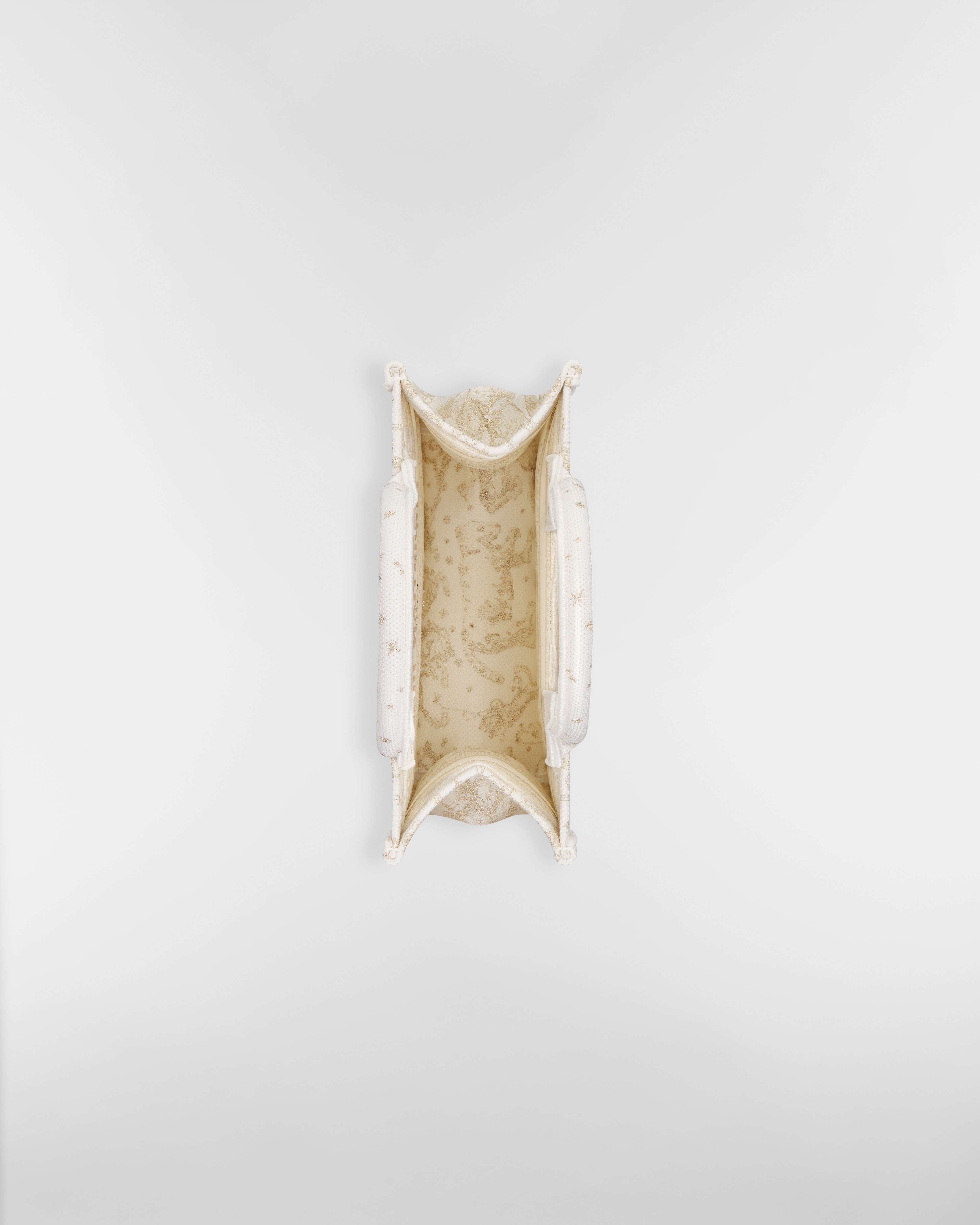 【日本限定】Dior Book Tote バッグ スモール Dior Zodiac エンブロイダリー (26.5 x 22 x 14 cm) E06