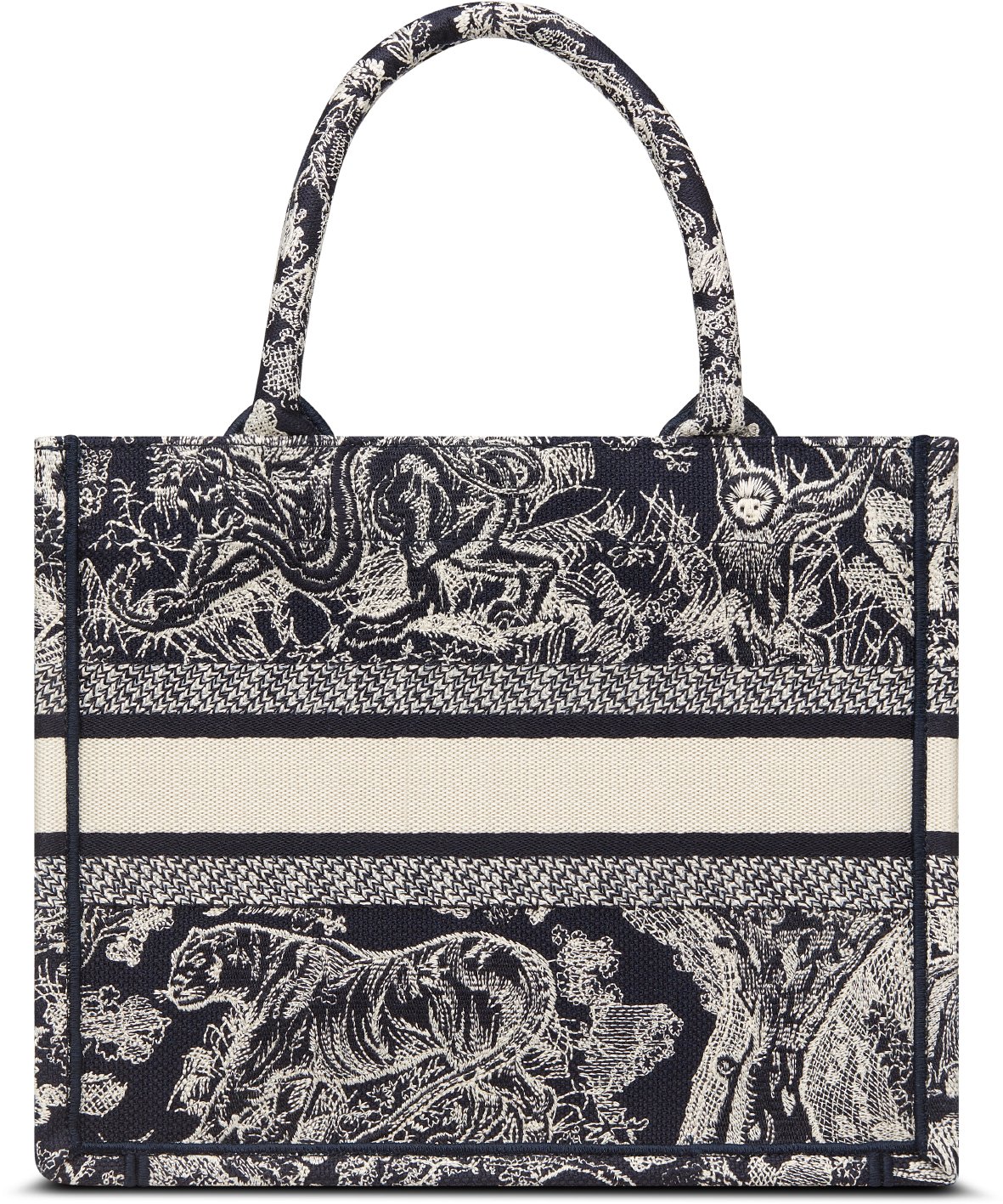 DIOR | Dior Book Tote バッグ スモール トワル ドゥ ジュイ リバース エンブロイダリー (26.5 x 22 x 14 cm)