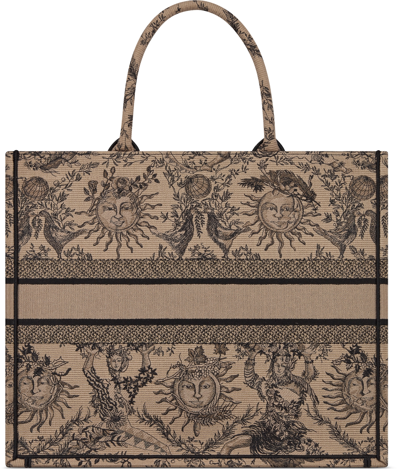 Dior book tote bag in embroidered canvas price hotsell