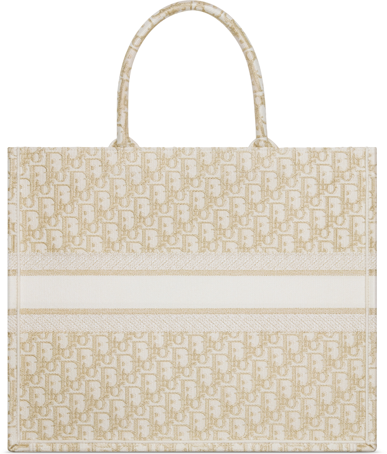 DIOR | Dior Book Tote バッグ ラージ ディオール オブリーク エンブロイダリー (42 x 35 x 18.5 cm)