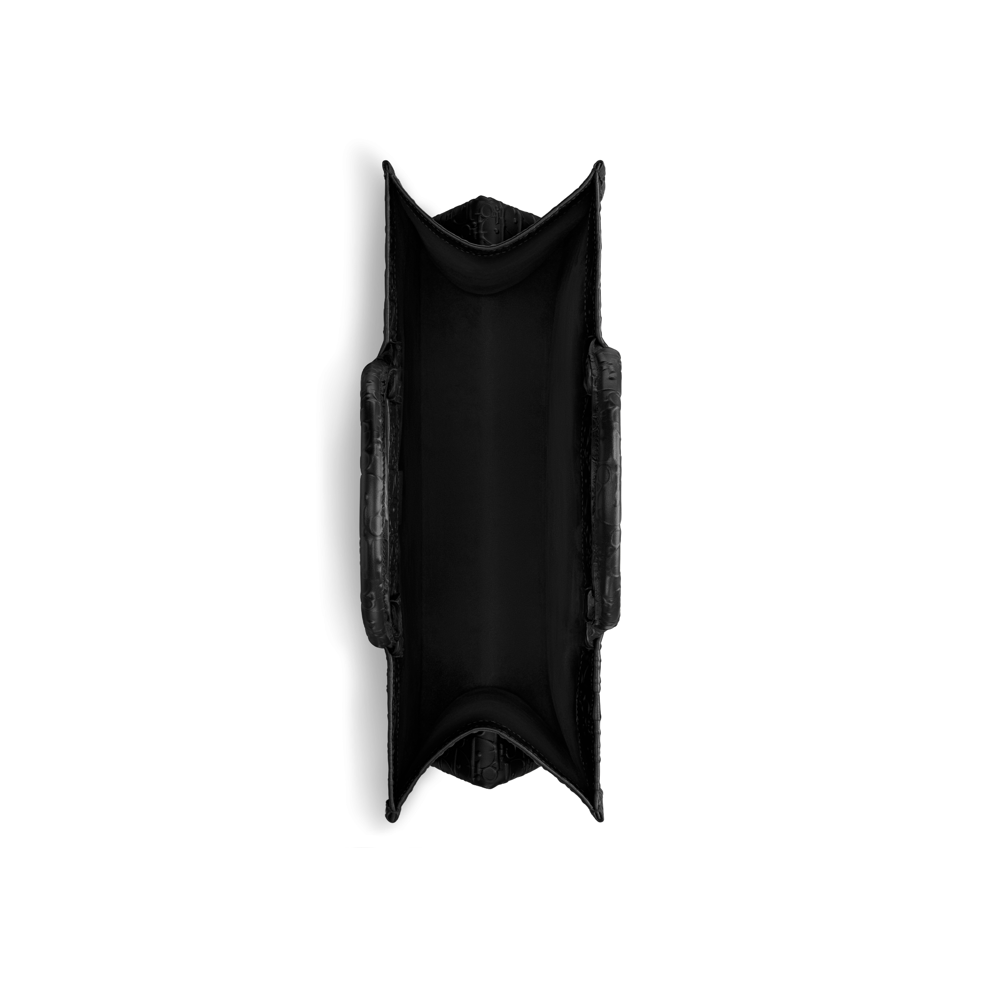 Bolsa Dior Book Tote grande Couro de vitelo Dior Oblique em relevo preto (42 x 35 x 18,5 cm) E06