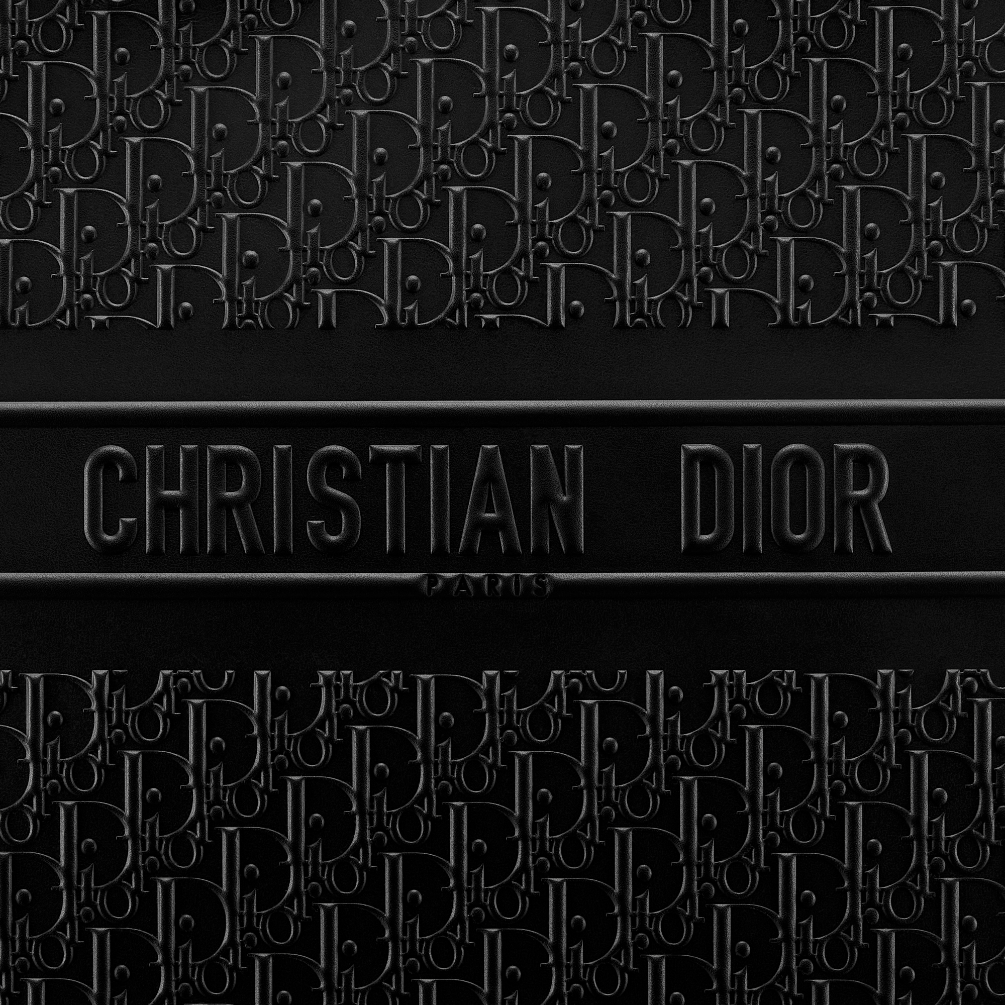 Bolsa Dior Book Tote grande Couro de vitelo Dior Oblique em relevo preto (42 x 35 x 18,5 cm) E09