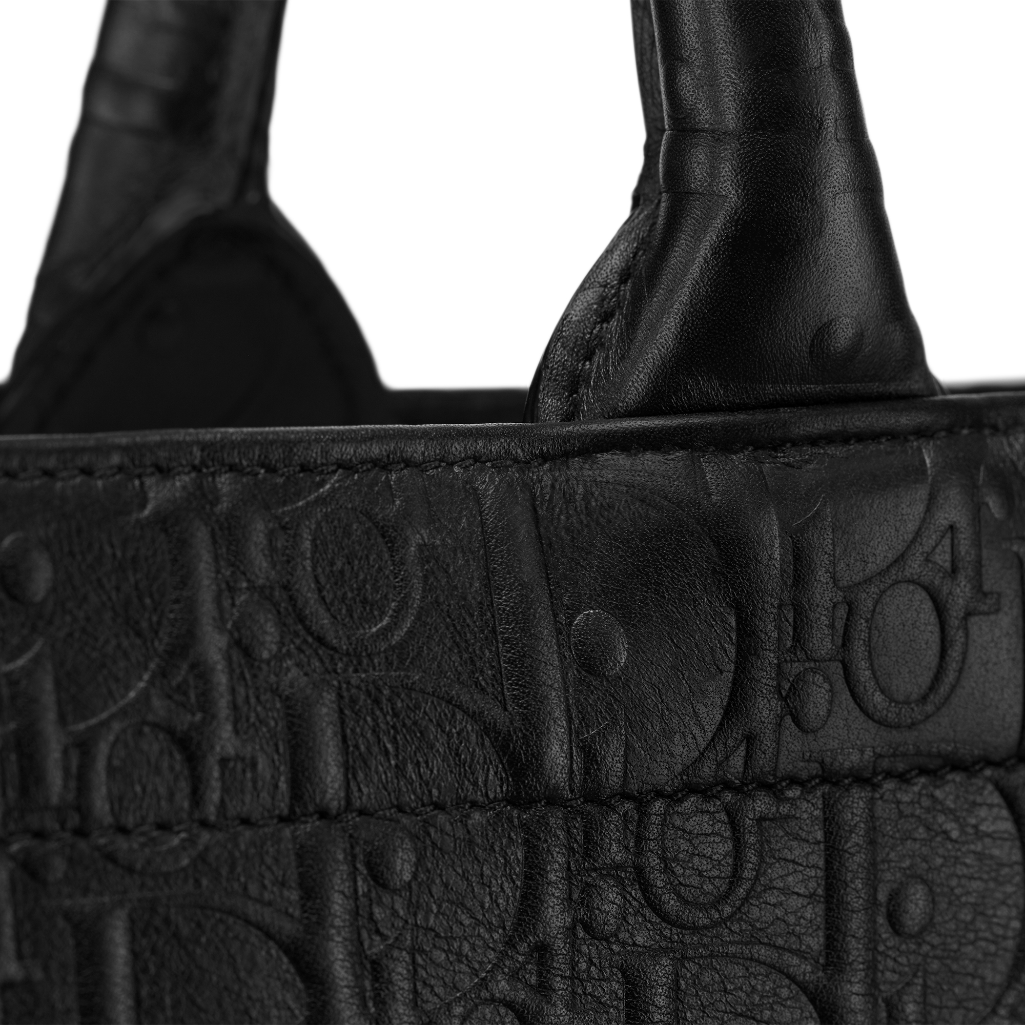 Bolsa Dior Book Tote grande Couro de vitelo Dior Oblique em relevo preto (42 x 35 x 18,5 cm) E11