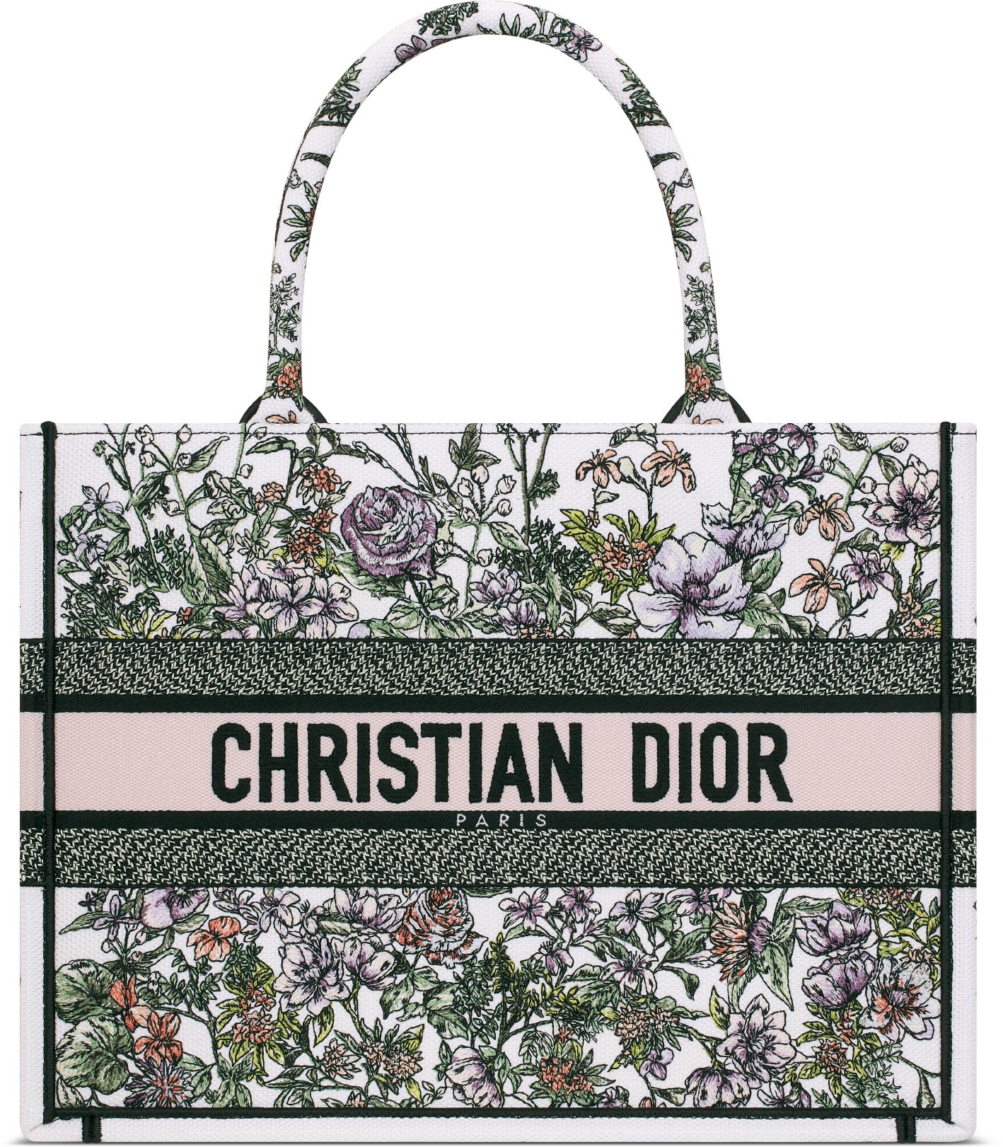 Medium Dior Book Tote aria_woman_viewcode_e01