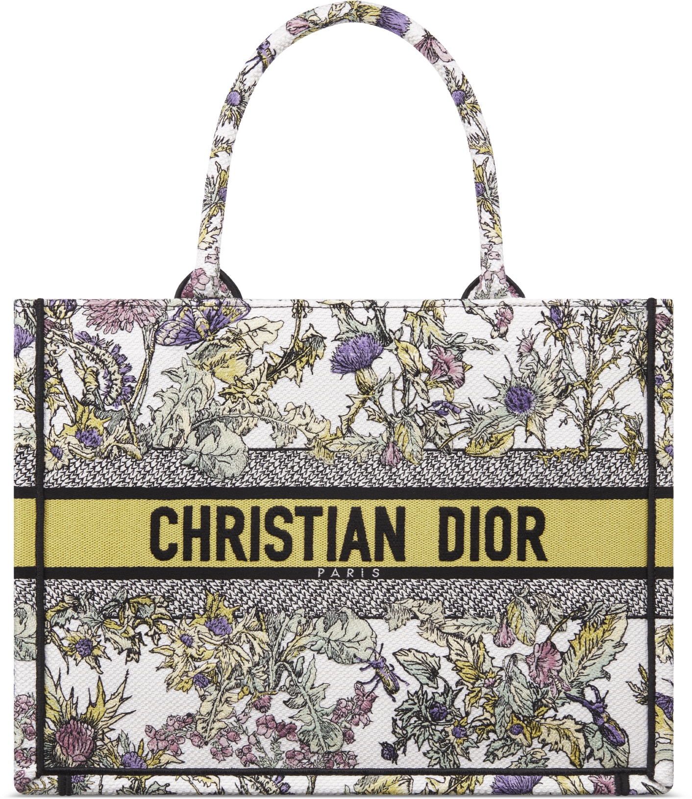 DIOR | Dior Book Tote バッグ ミディアム Dior Chardons エンブロイダリー (36 x 27.5 x 16.5 cm)