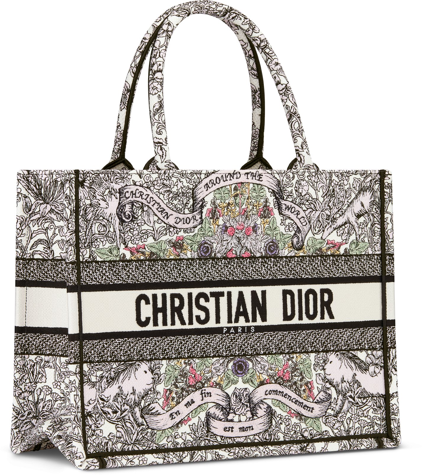 디올 미디엄 Dior 북 토트백 M1296ZEDO_M941
