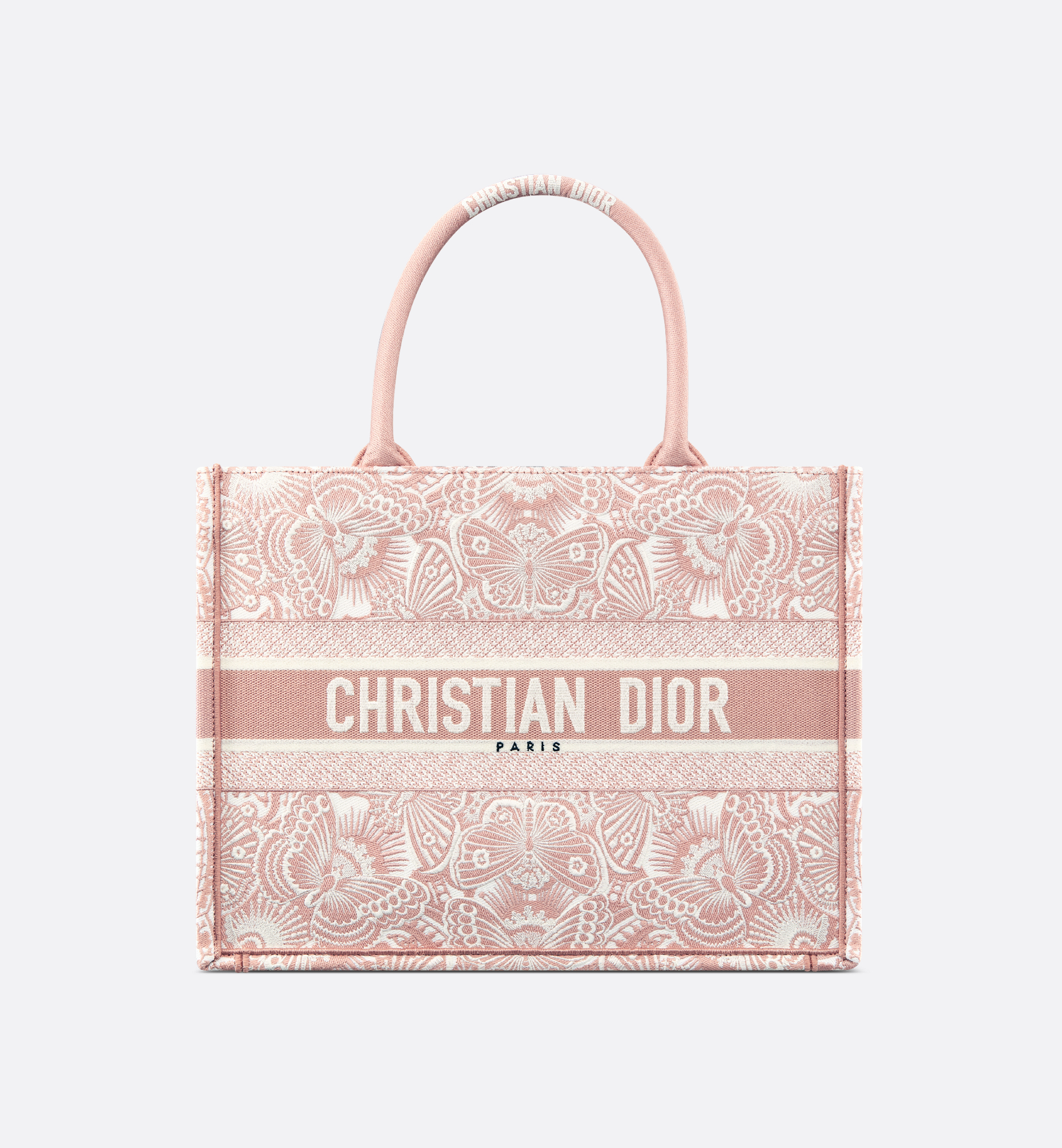Medium Dior Book Tote Peach Blossom Pink and White D Medium Dior Book Tote Peach Blossom Pink and White D