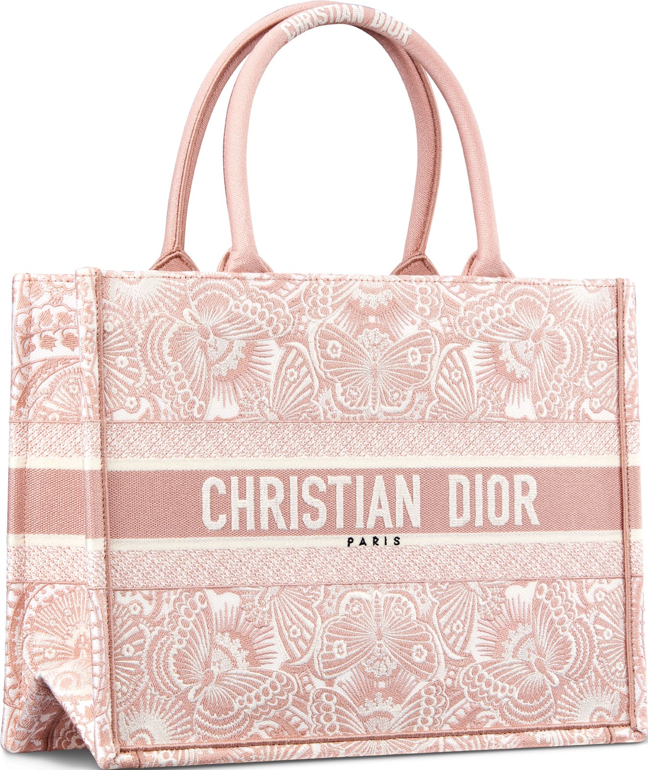 Medium Dior Book Tote Three quarter closed view