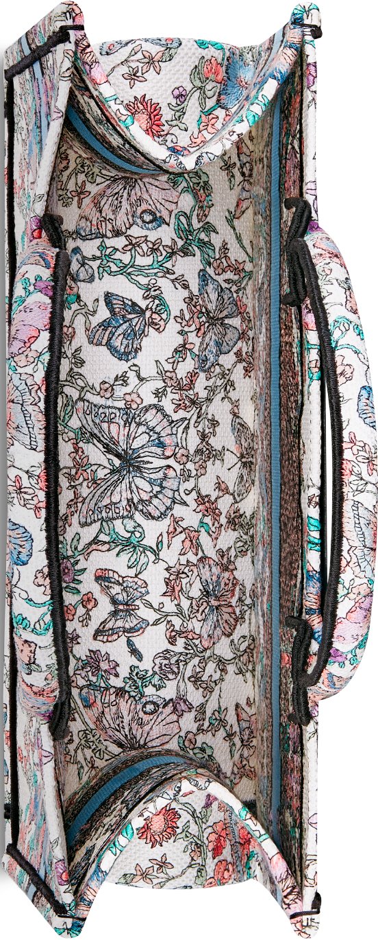 Sac Dior Book Tote Medium Vue de dessus