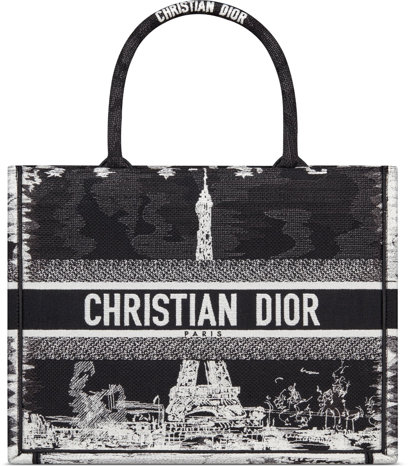 Christian dior black tote bag deals