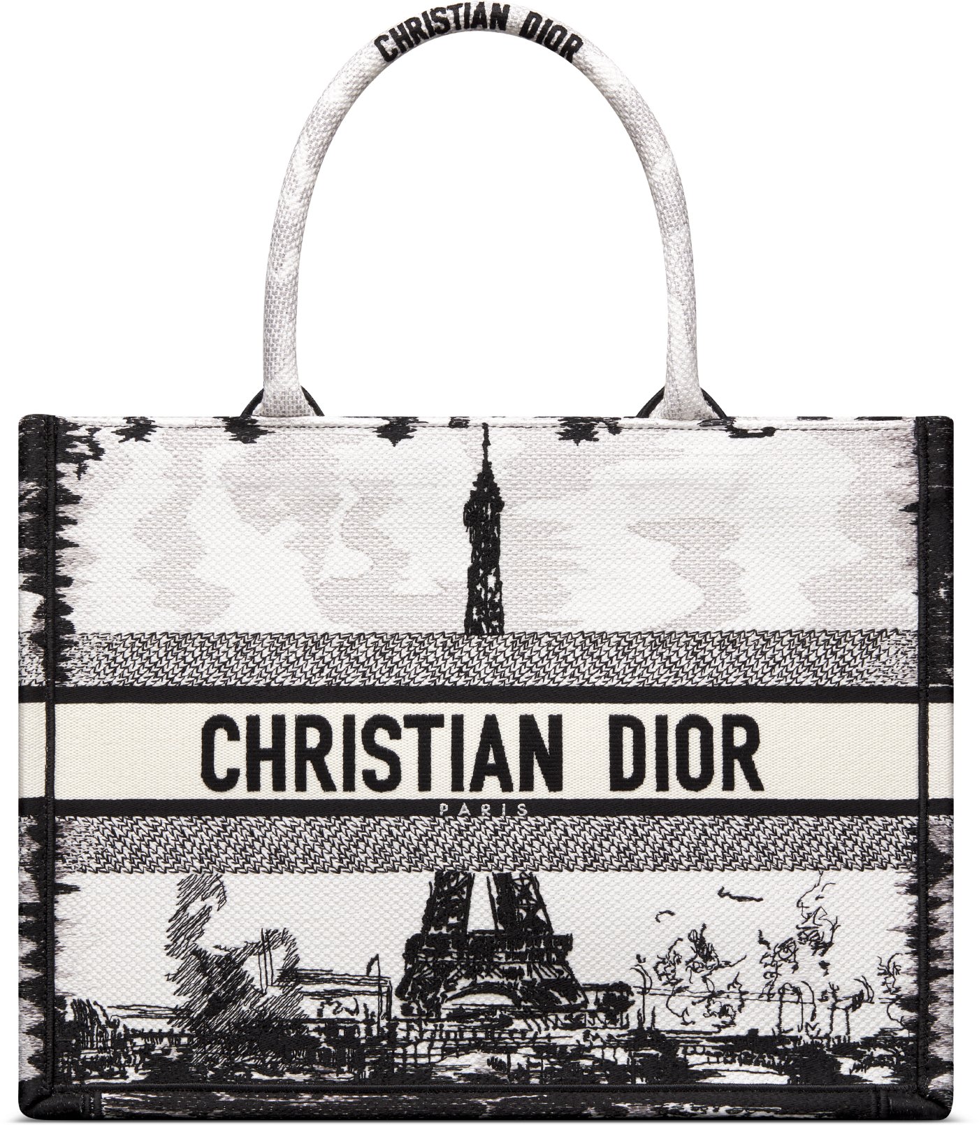Dior embroidered tote outlet