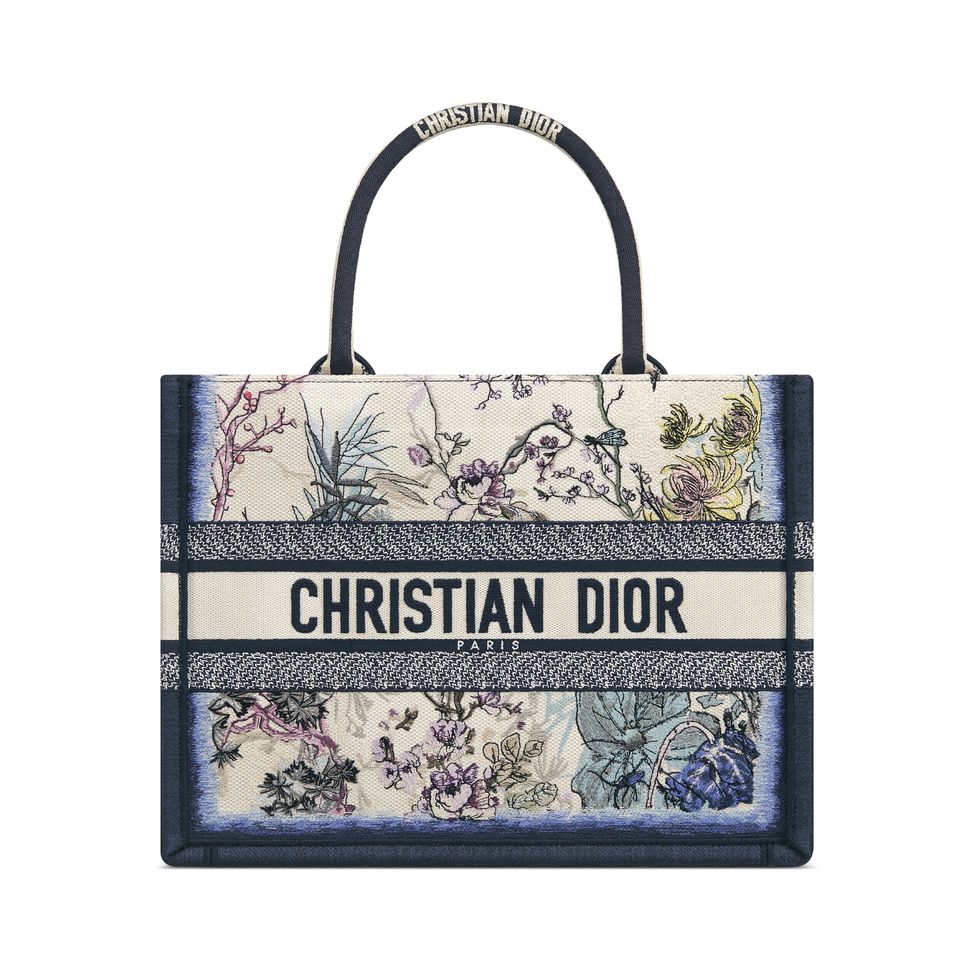 Medium Dior Book Tote Multicolor Dior Pannelli Embroidery (36 x