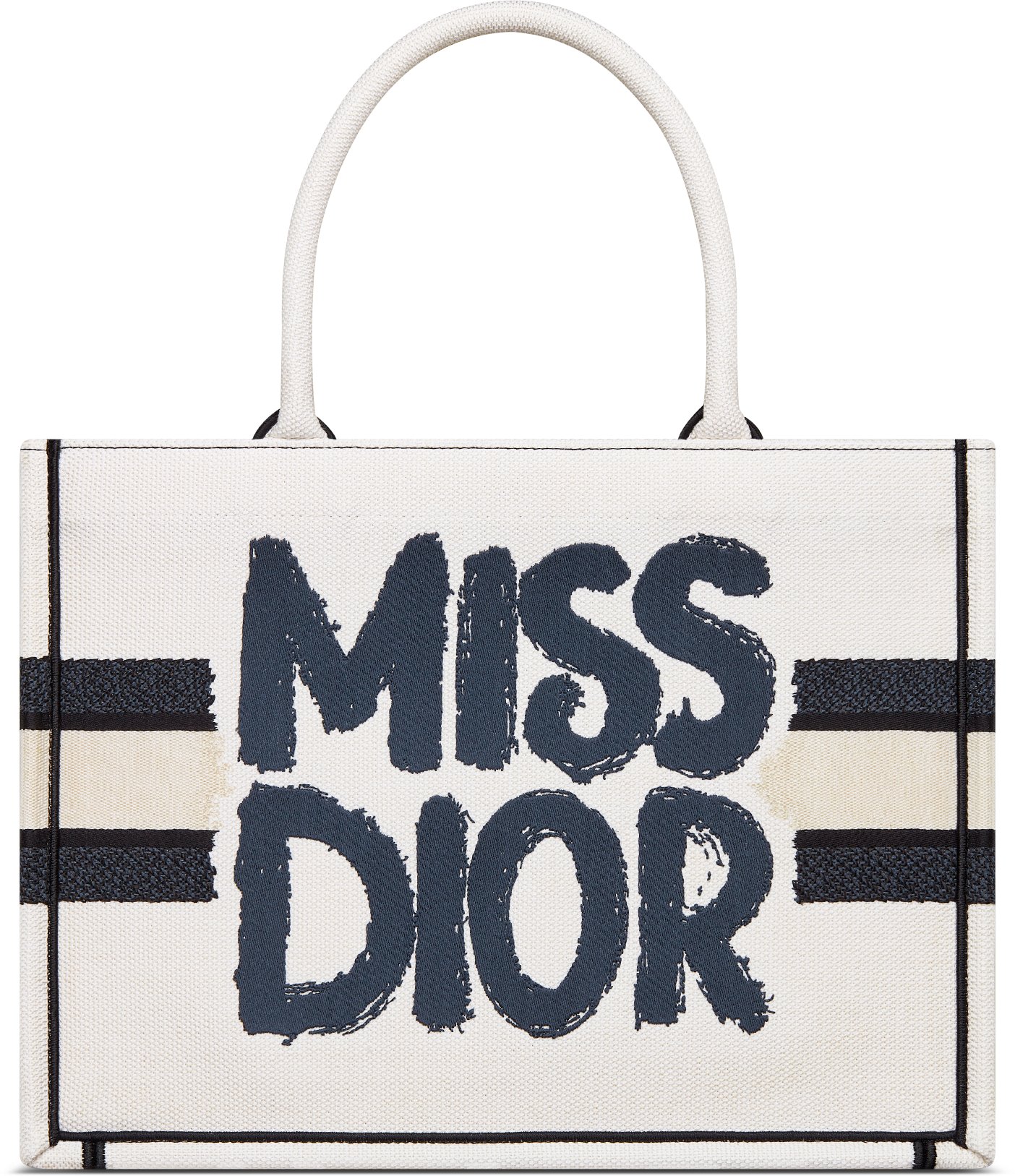 Dior book tote black and white online