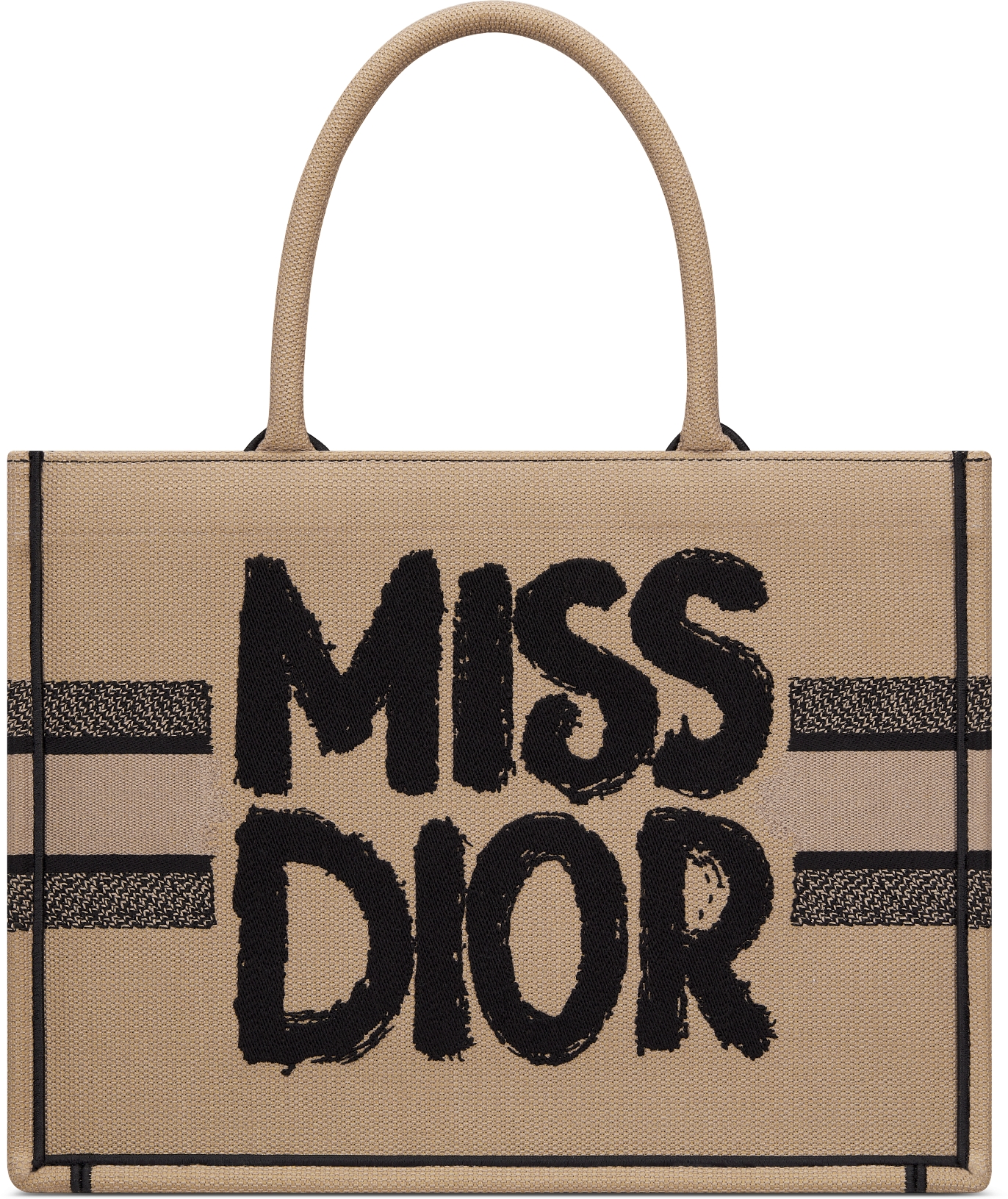 Medium Dior Book Tote White and Blue Miss Dior Graffiti Embroidery 36 x 27.5 x 16.5 cm DIOR