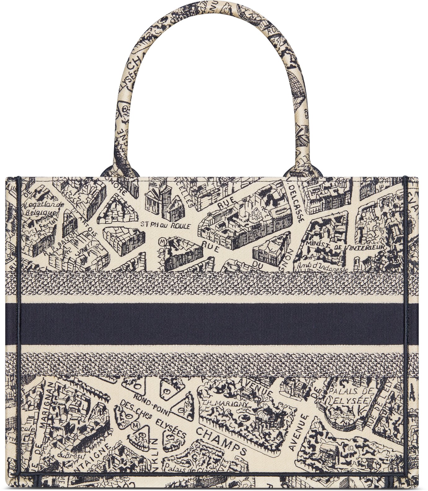 Dior book tote navy deals