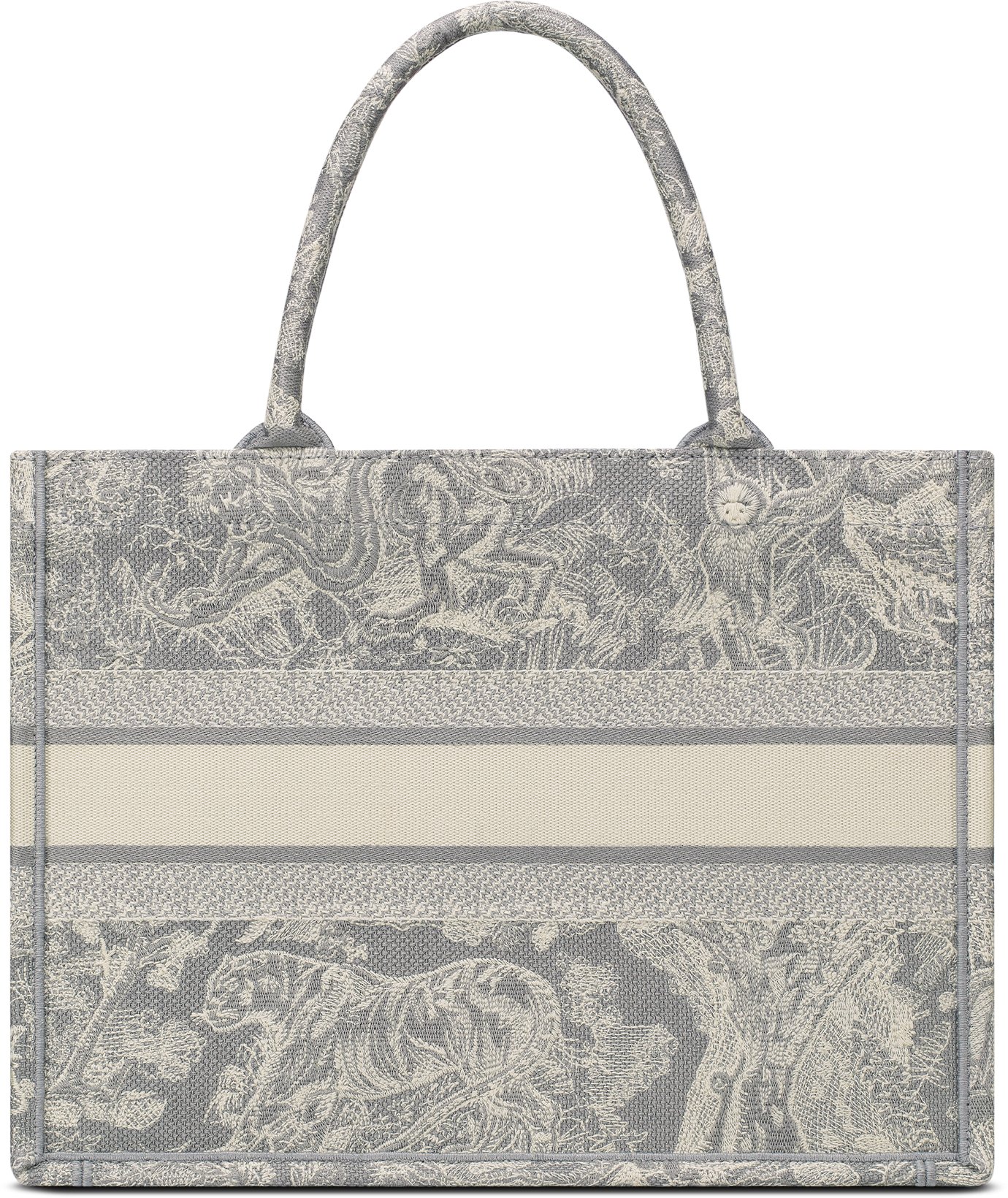 DIOR | Dior Book Tote バッグ ミディアム トワル ドゥ ジュイ リバース エンブロイダリー (36 x 27.5 x 16.5  cm)