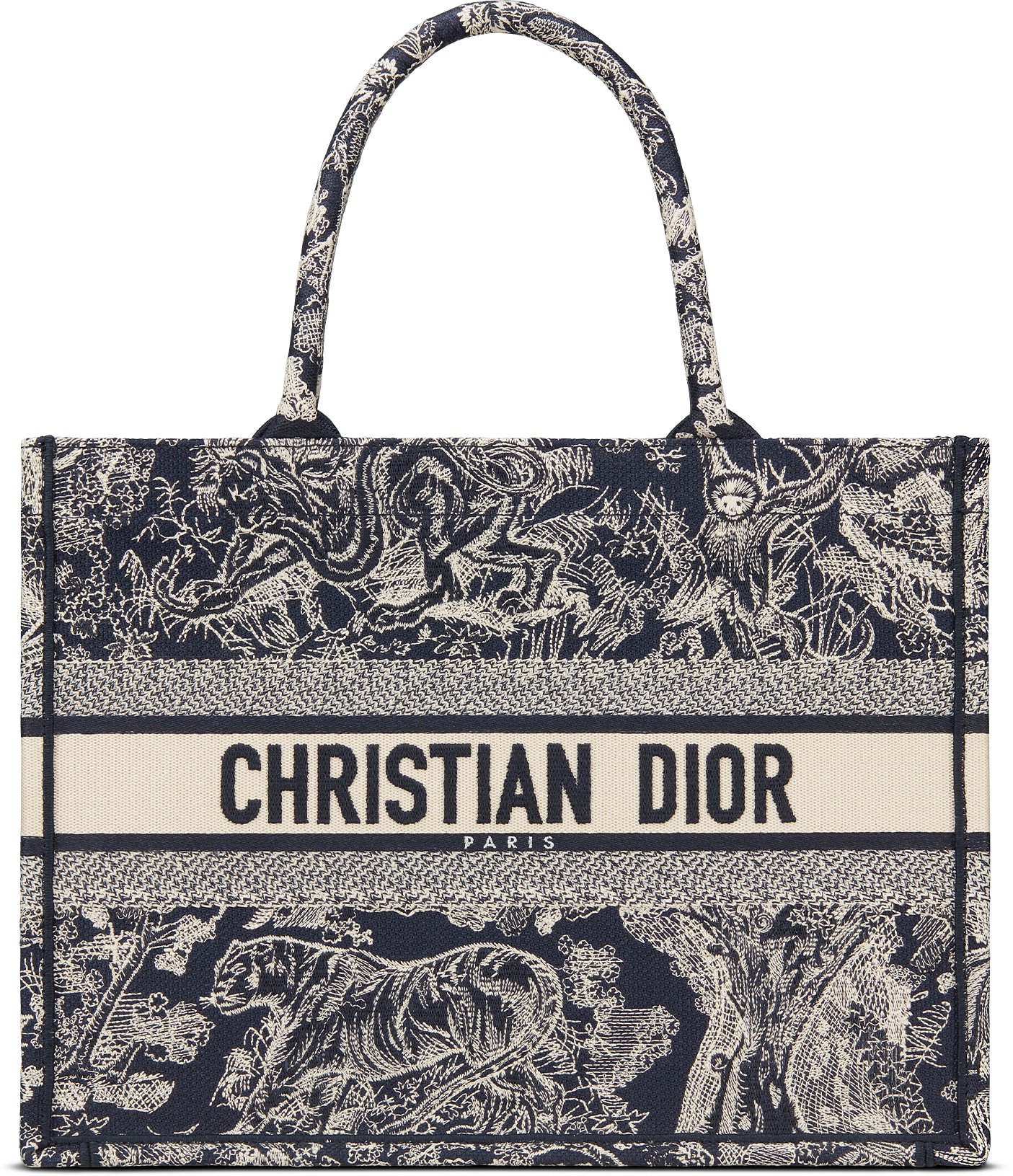 Medium Dior Book Tote aria_woman_viewcode_e01