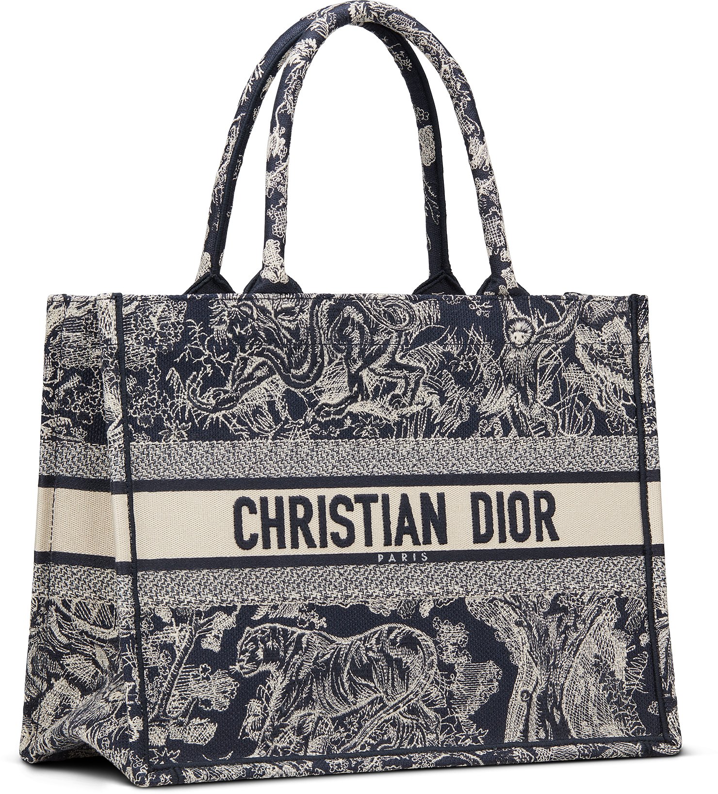 Sac Dior Book Tote Medium Vue de 3/4 zoomée