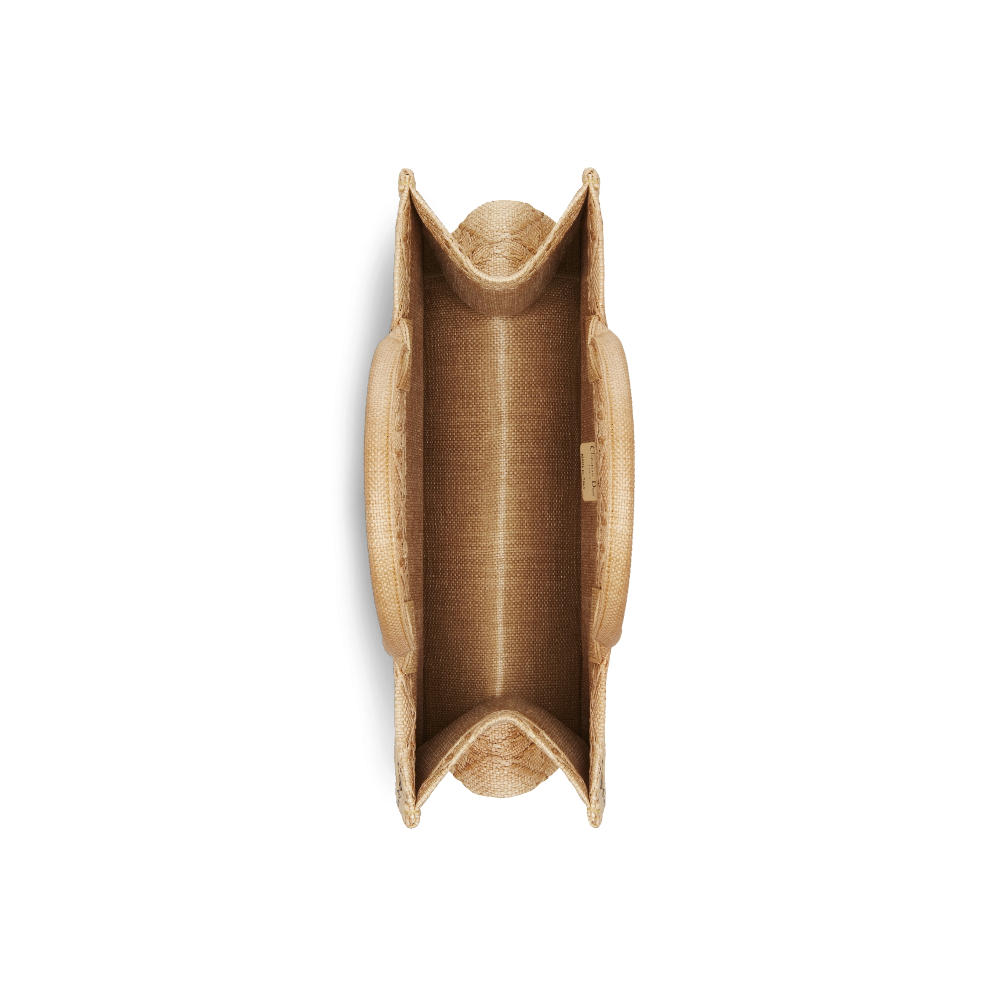 Medium Dior Book Tote Natural Cannage Raffia (36 x 27.5 x 16.5 cm) E06