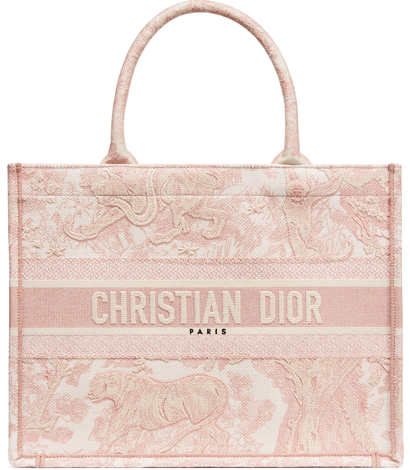 DIOR | Dior Book Tote バッグ ミディアム トワル ドゥ ジュイ エンブロイダリー (36 x 27.5 x 16.5 cm)