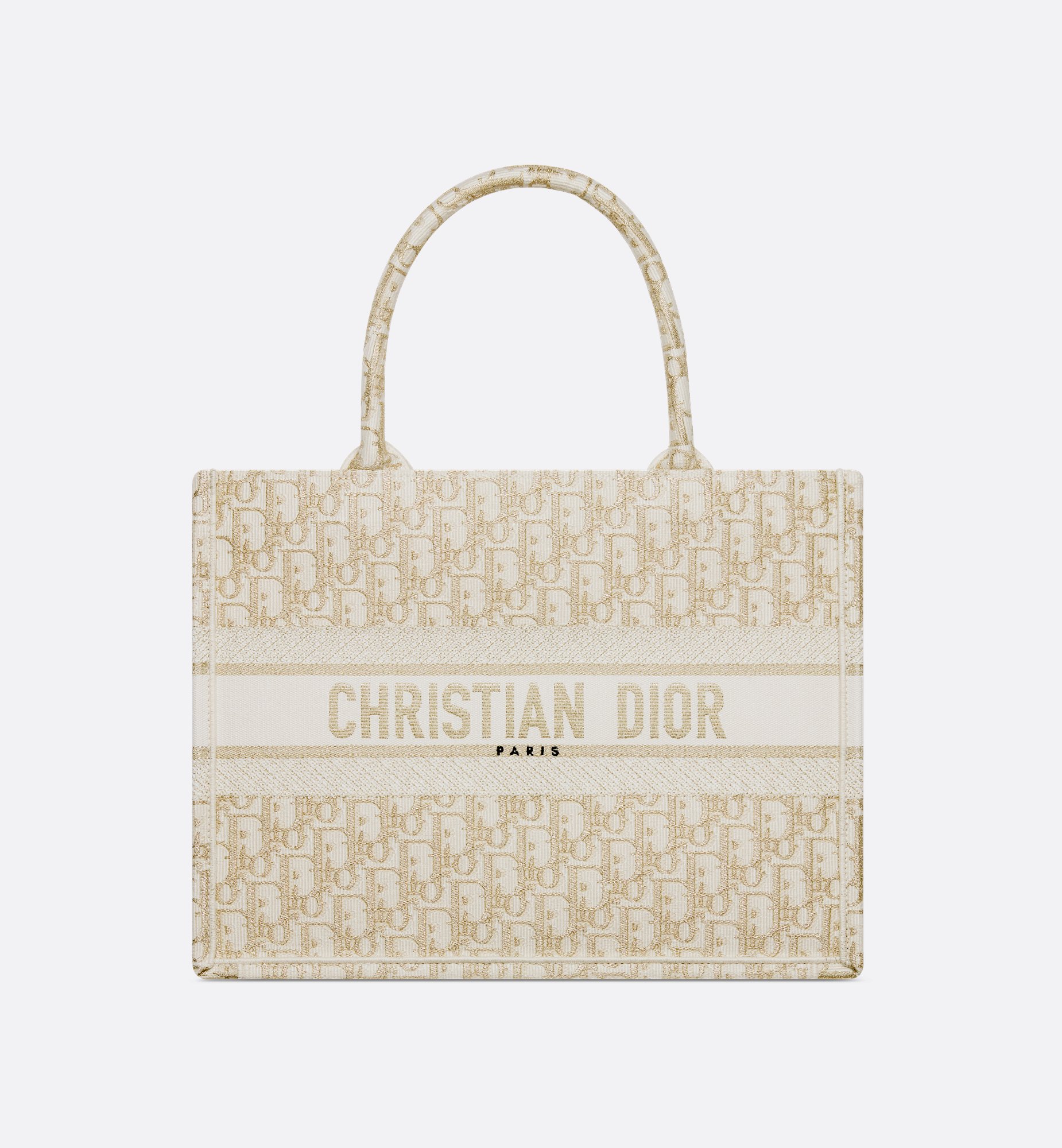 Mini Dior Book Tote White and Gold-Tone Dior Oblique Mini Dior Book Tote White and Gold-Tone Dior Oblique